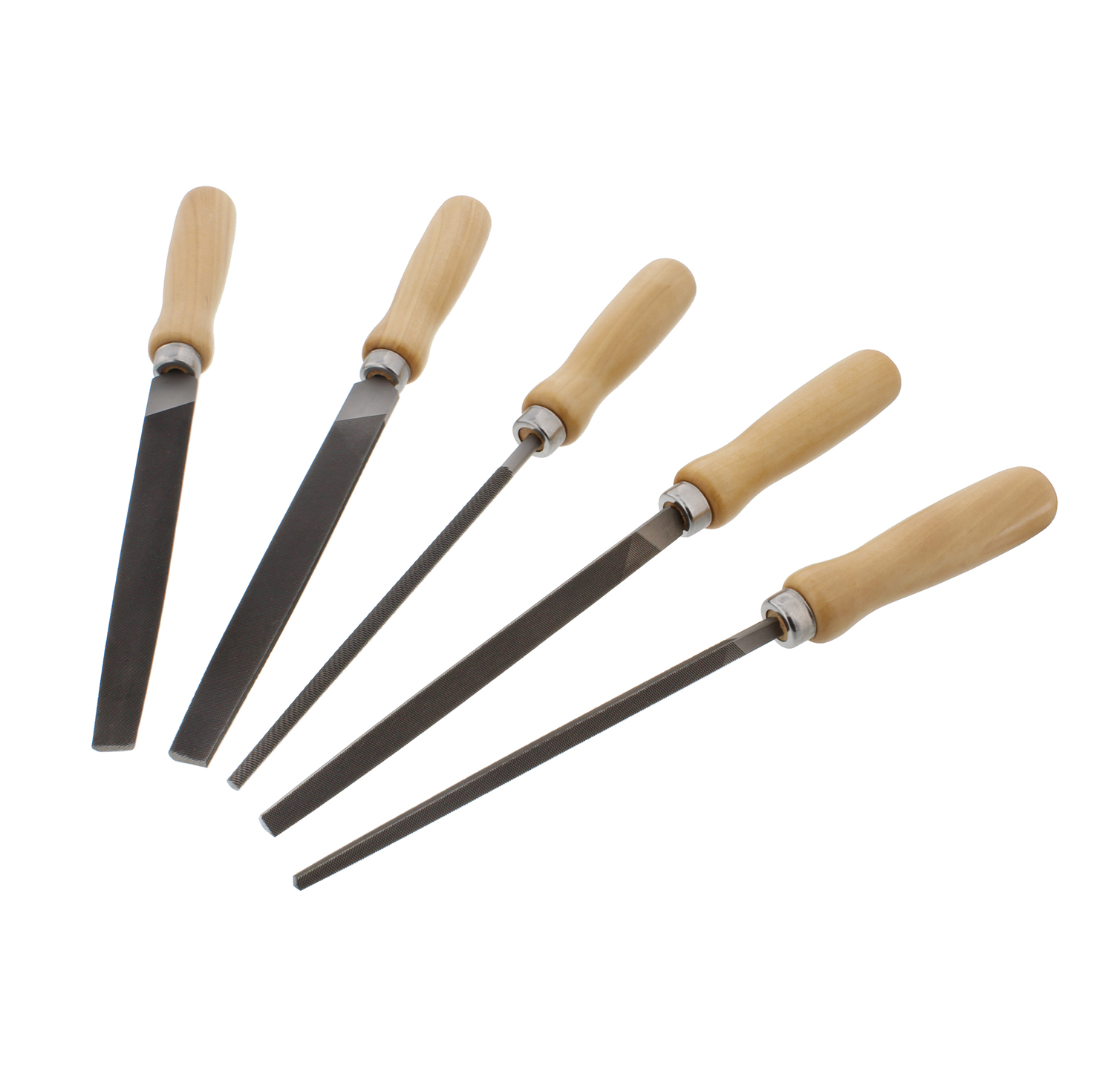 ABN Hand Deburring File 5pc Set Metal Sharpening Hole Shaping Debur