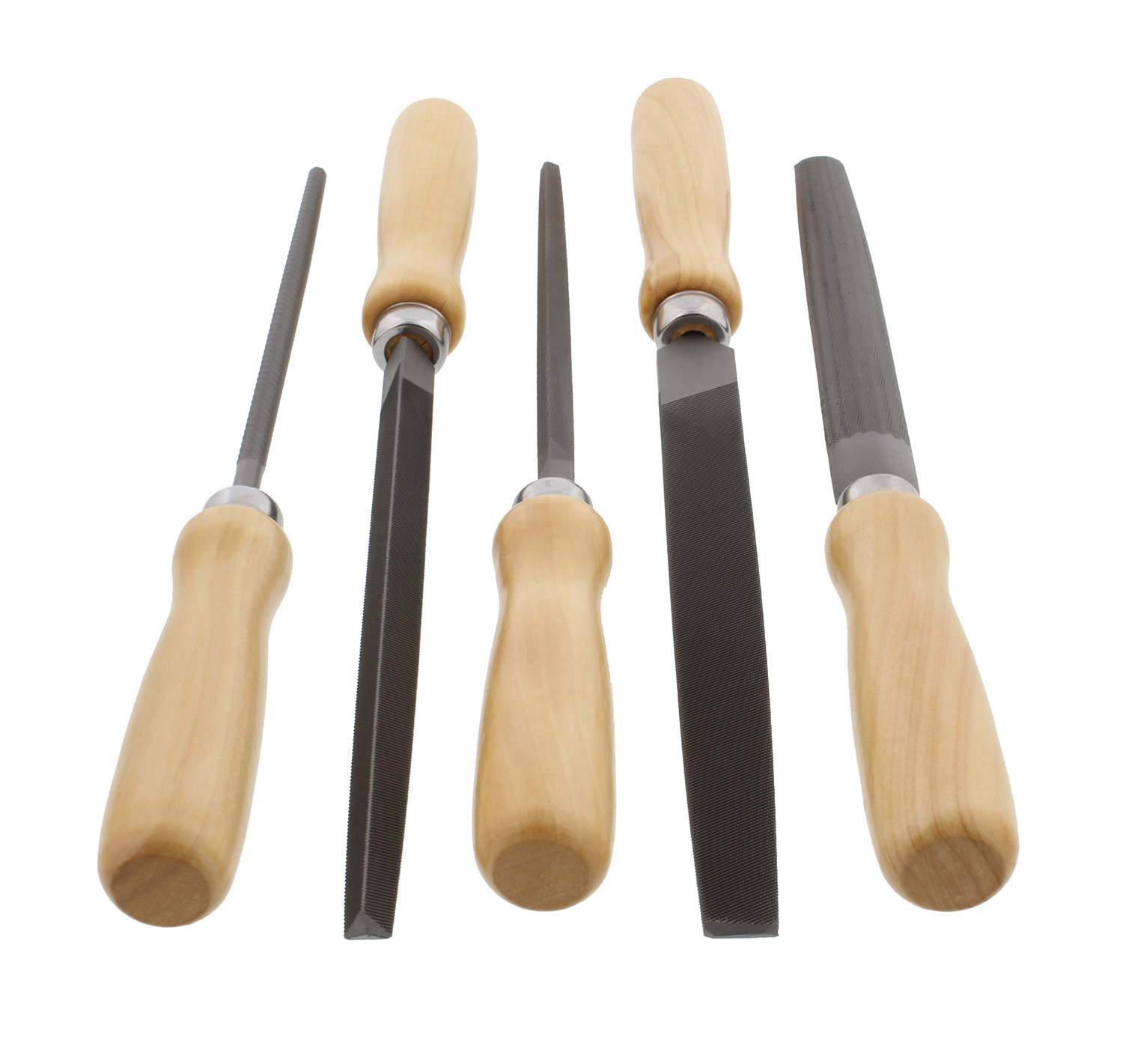 ABN Hand Deburring File 5pc Set Metal Sharpening Hole Shaping Debur