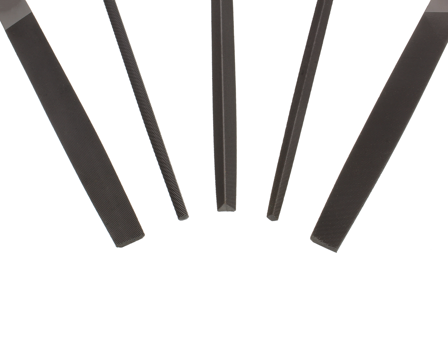 ABN Hand Deburring File 5pc Set Metal Sharpening Hole Shaping Debur