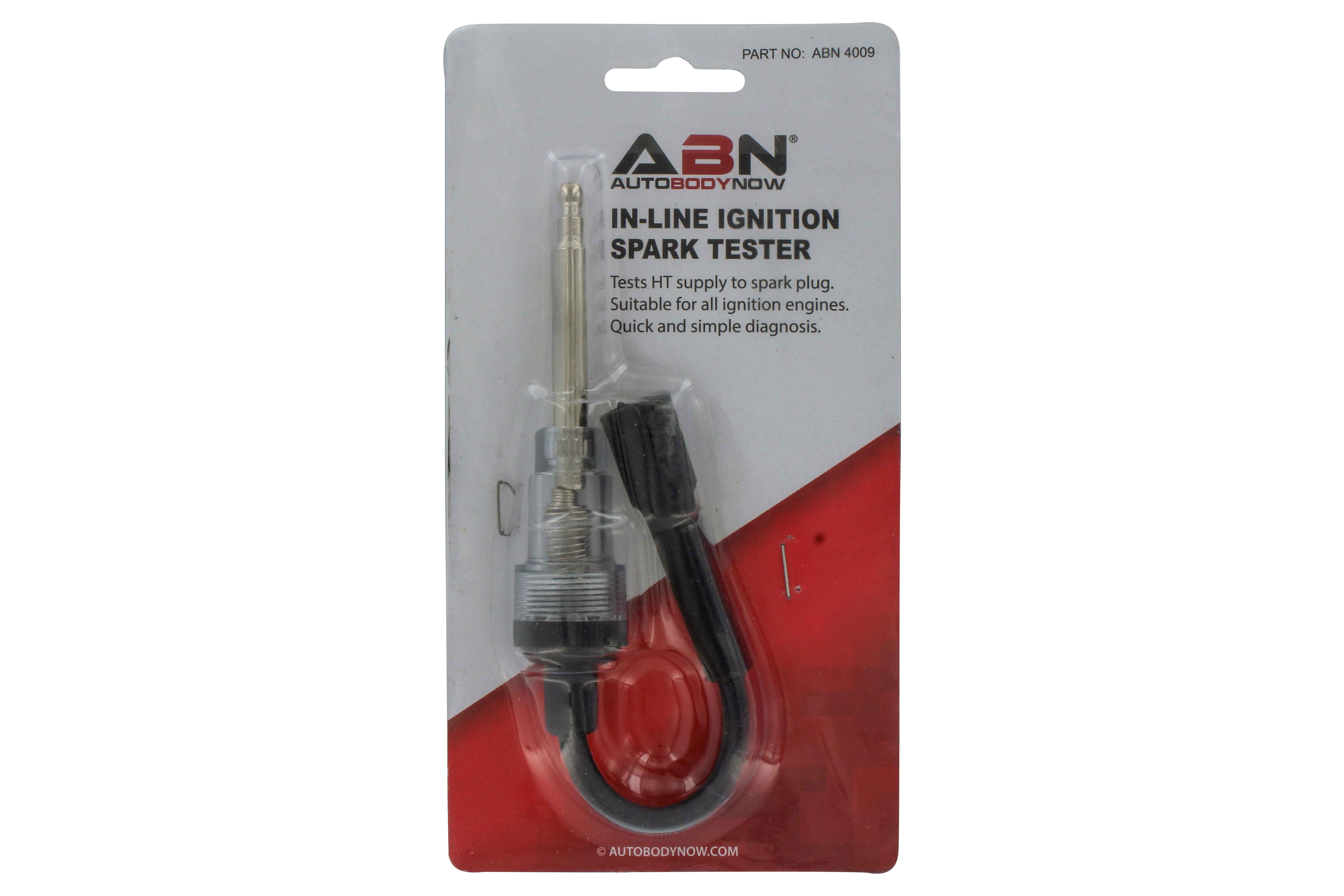 ABN Inline Straight Boot Spark Plug Ignition Test Light for Small