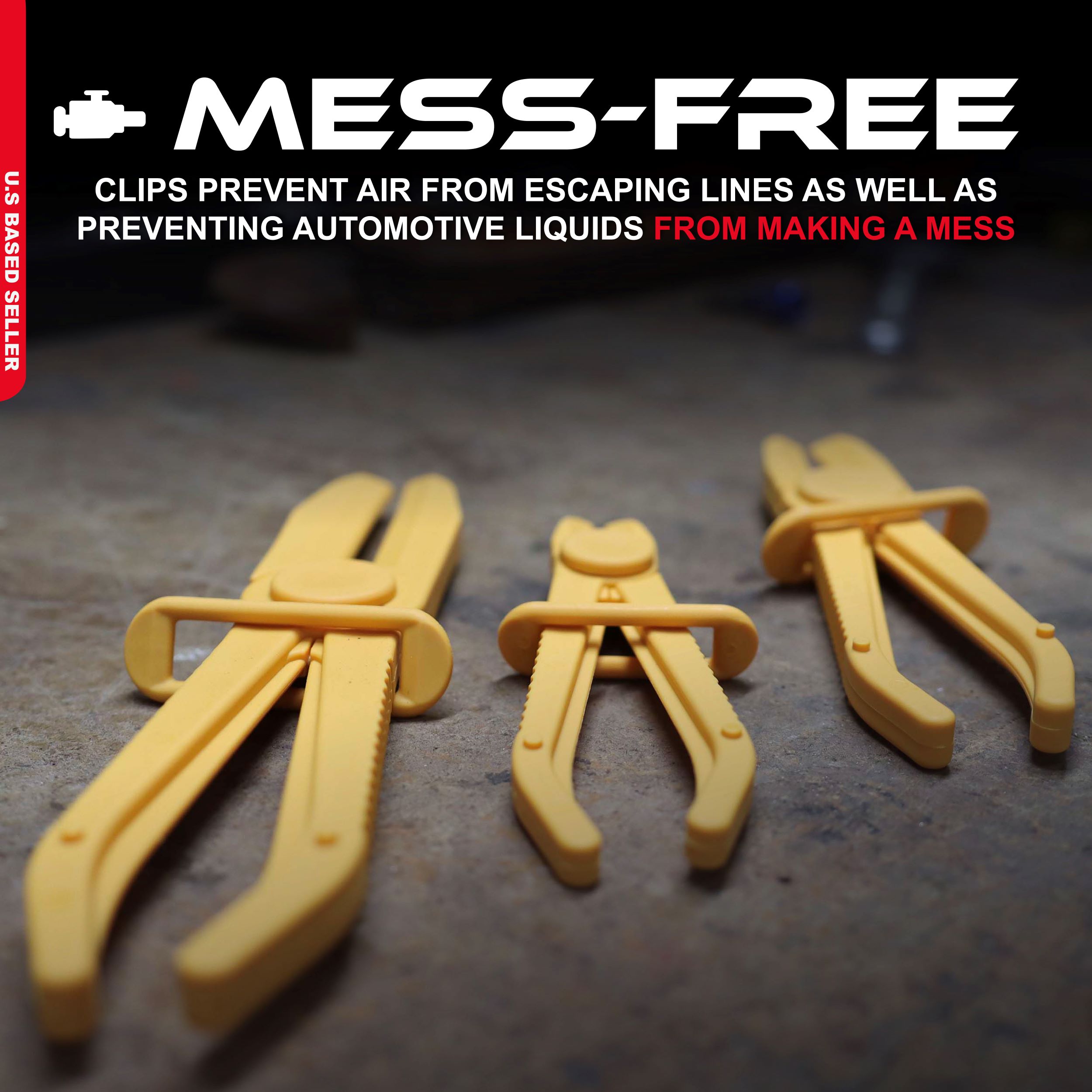 ABN 3 Piece Flexible Fuel Brake Water Line Hose Clamps Set eBay