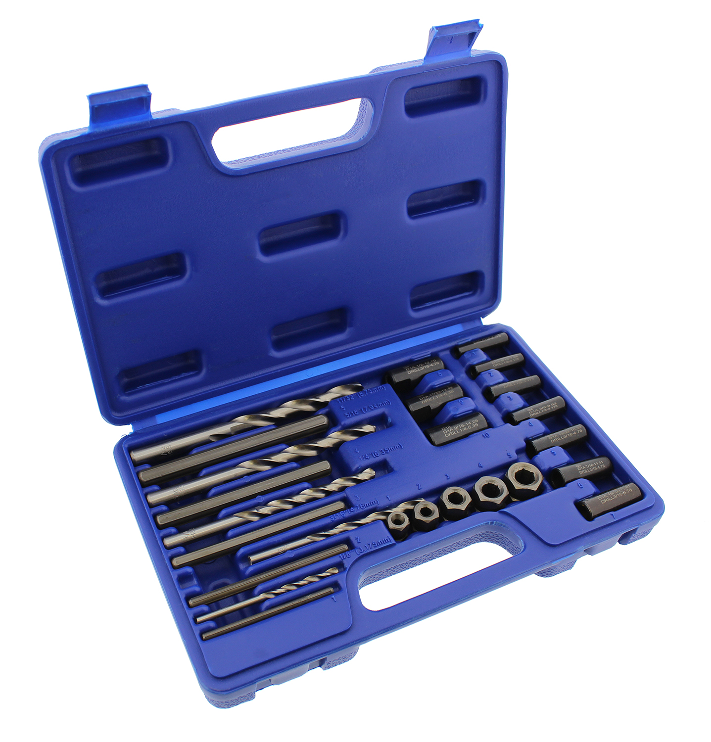 ABN Screw Extractor 25Piece Remover Set Screw Bolt Nut Extraction