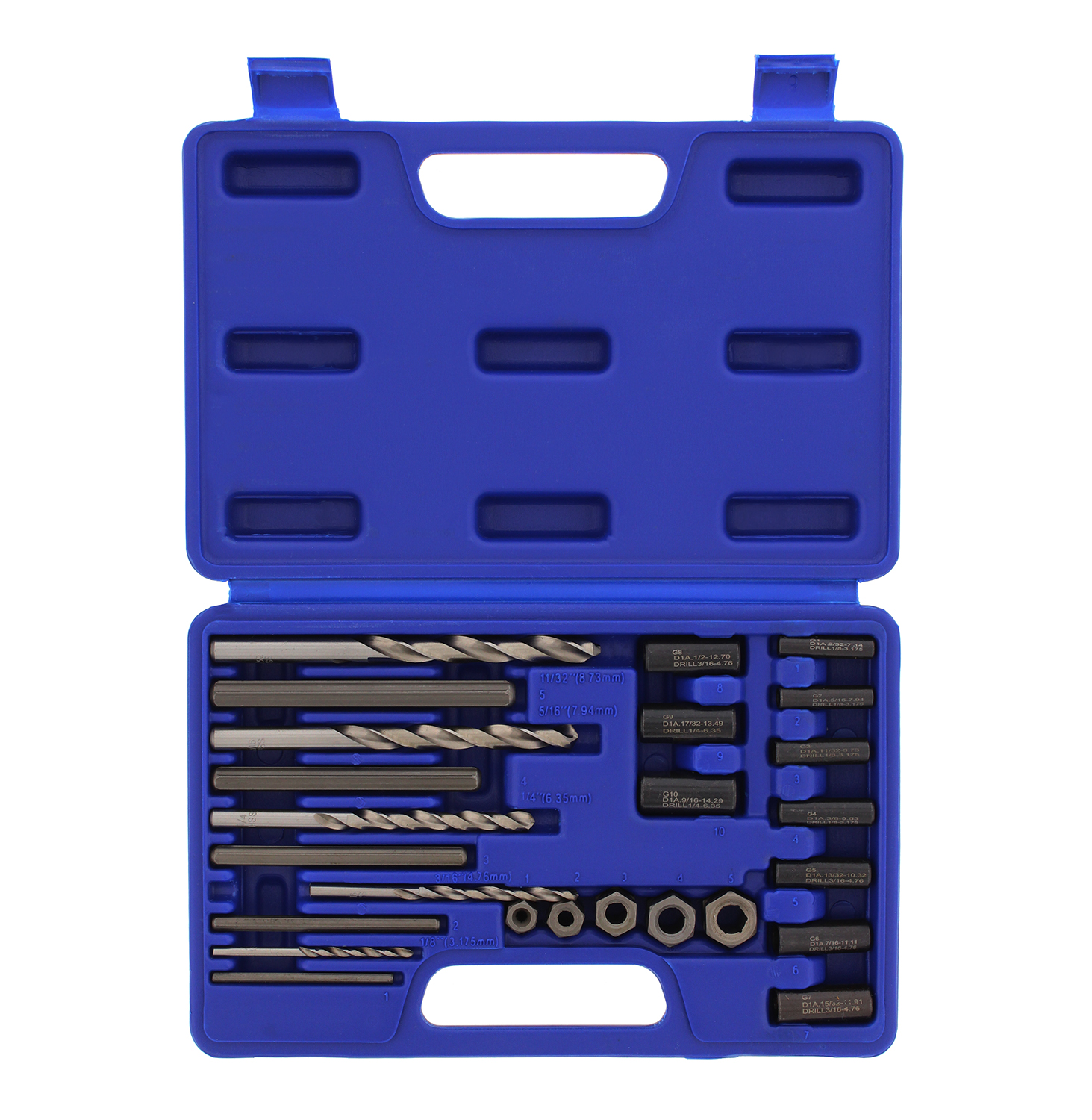 ABN Screw Extractor 25Piece Remover Set Screw Bolt Nut Extraction