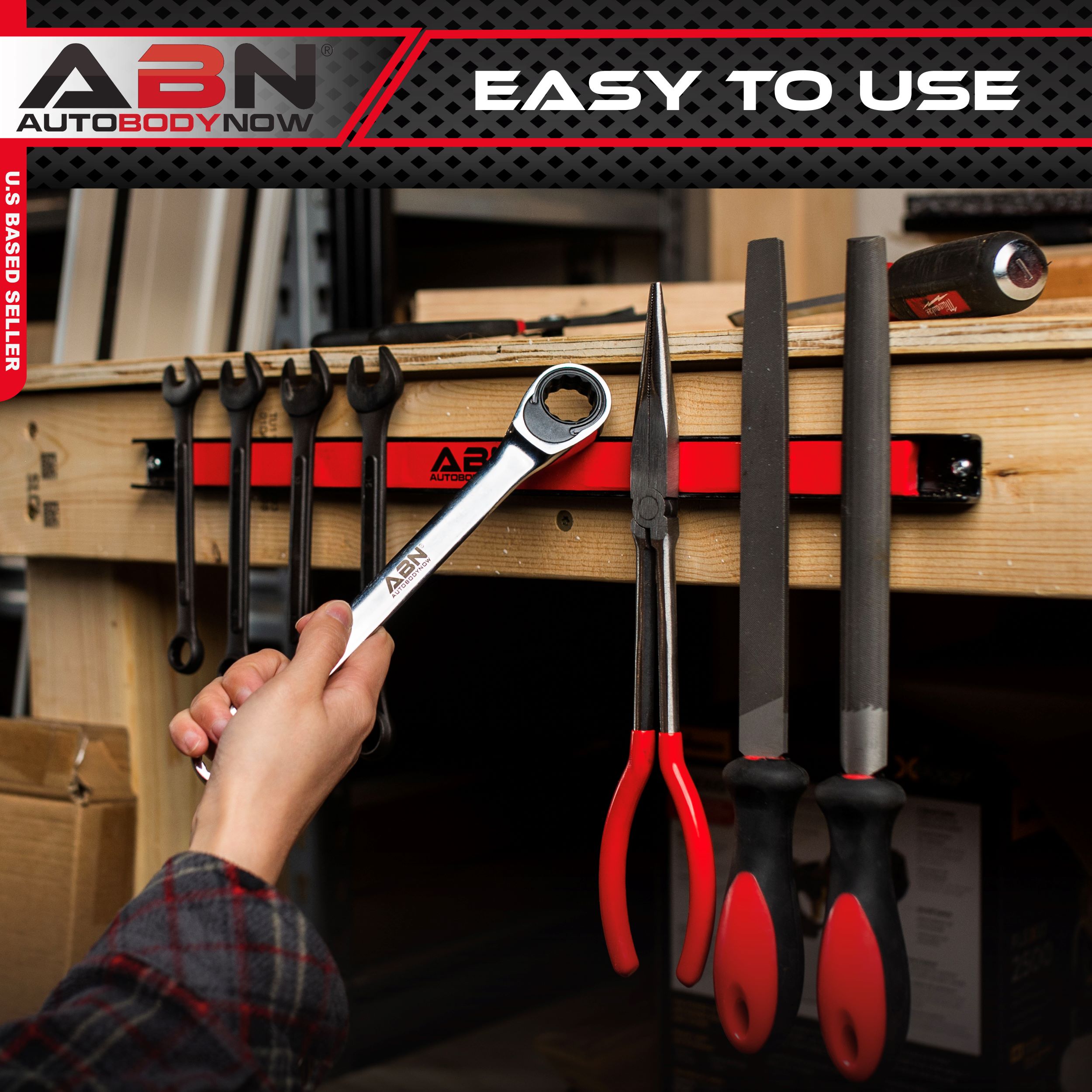 ABN Tool Strip Set 18 Inch Tool Bar Organizer Racks