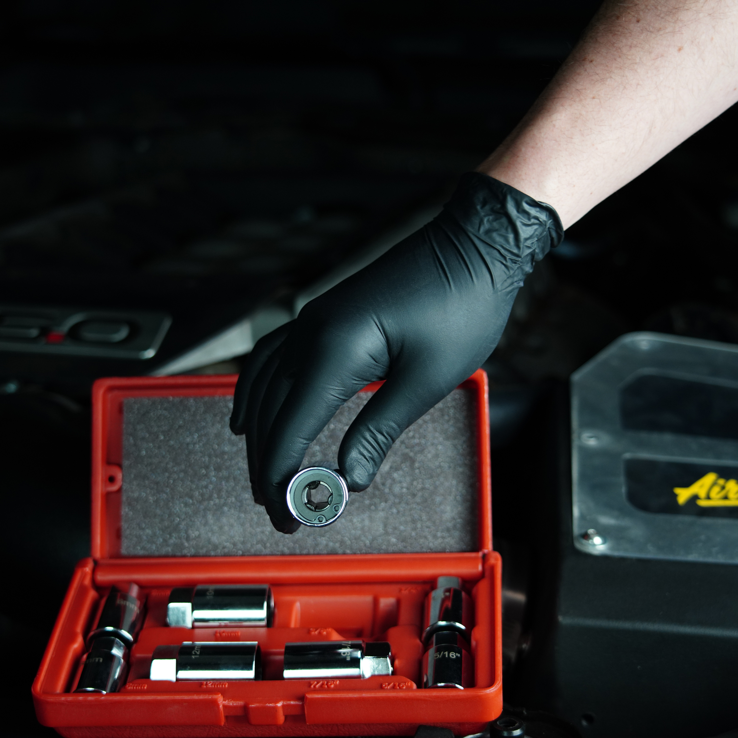 ABN | Stud Extractor Set Broken Stud Remover Socket SAE/Metric Stud Remover Set