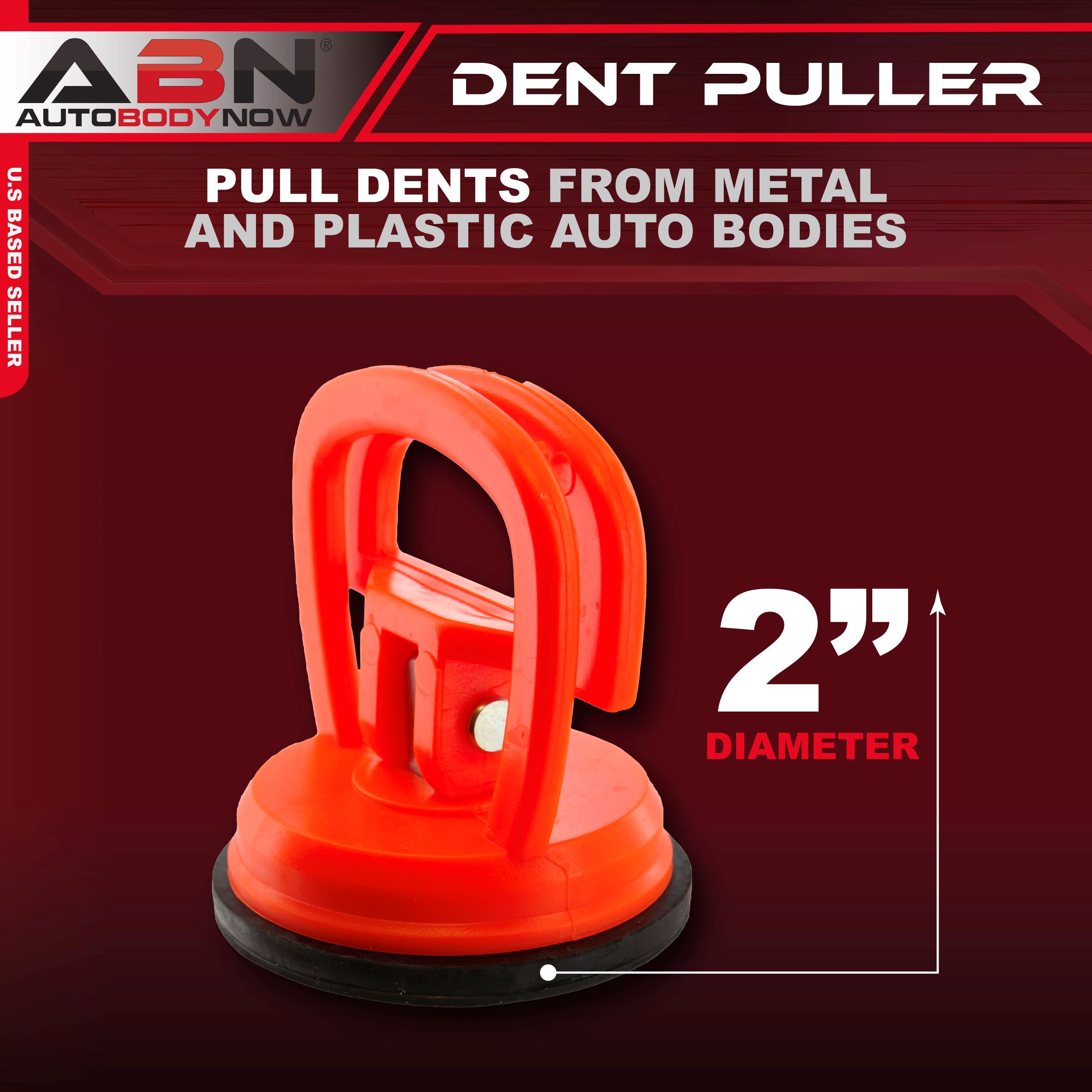 ABN Dent Puller Suction Cup 2” Inch Small Dents Remover for Pulling Car