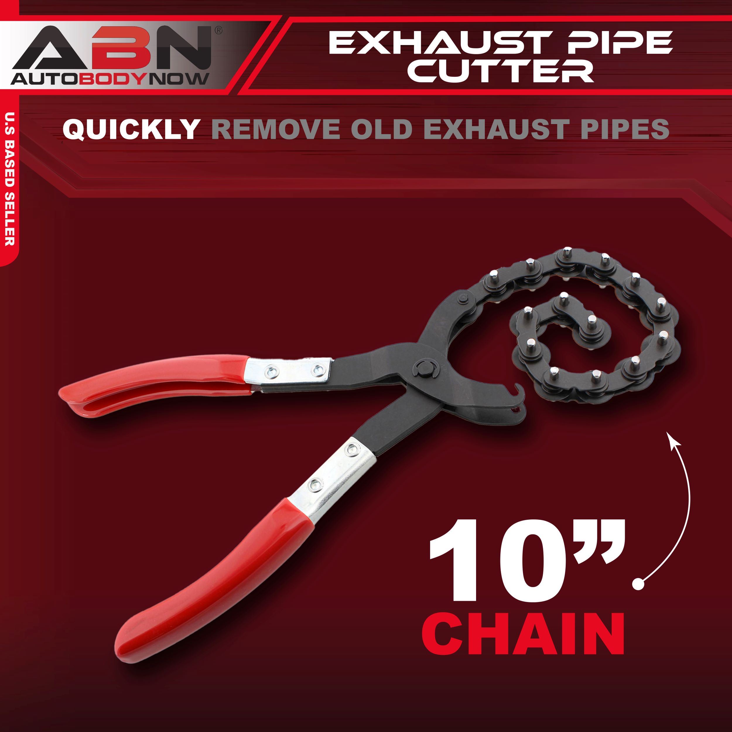 ABN Exhaust Pipe Cutter Tool 3/4 to 3 Inch Exhaust and Tailpipe
