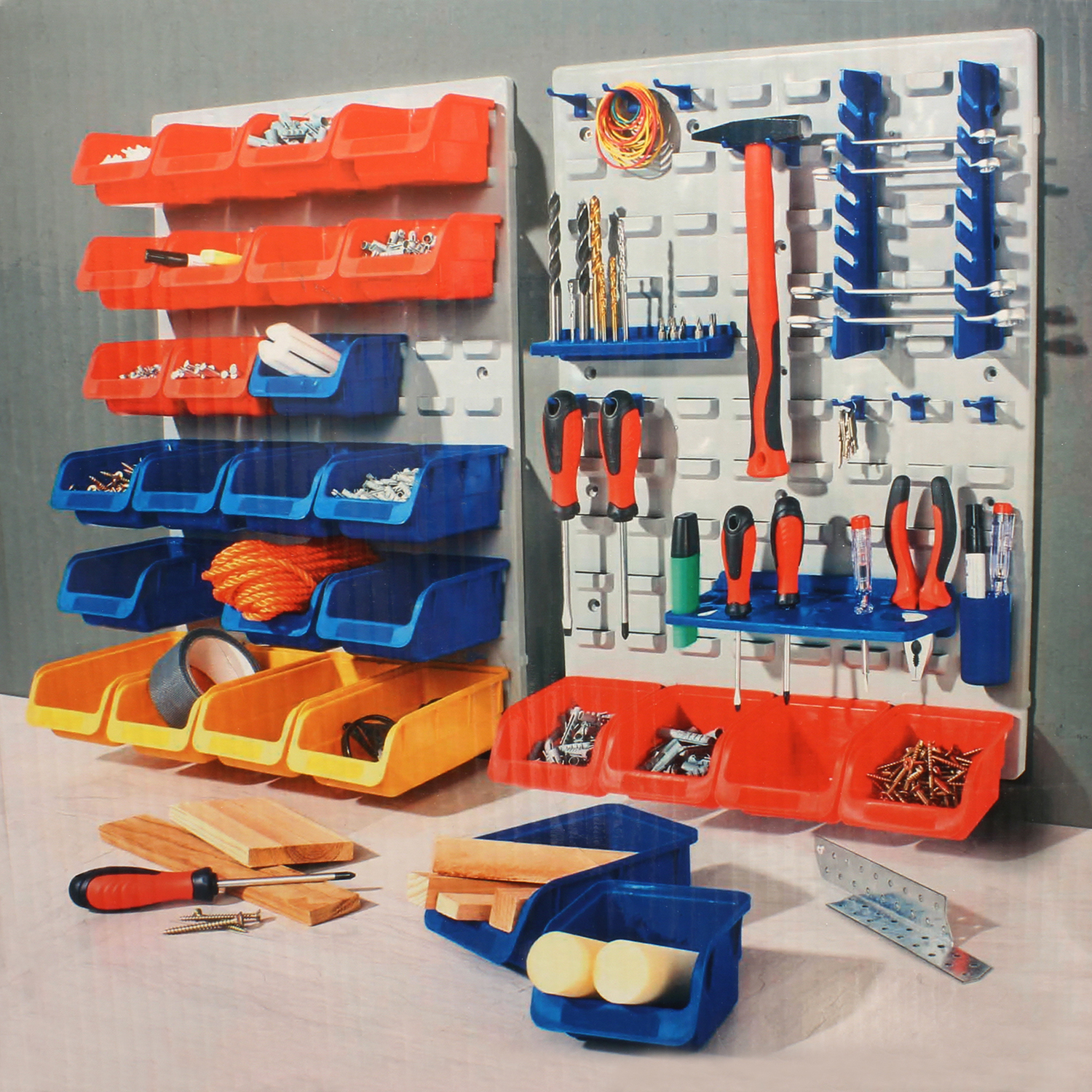 ABN Tool Holders Multi Tool Organizer Tool Tray Wall Mount Pegboard