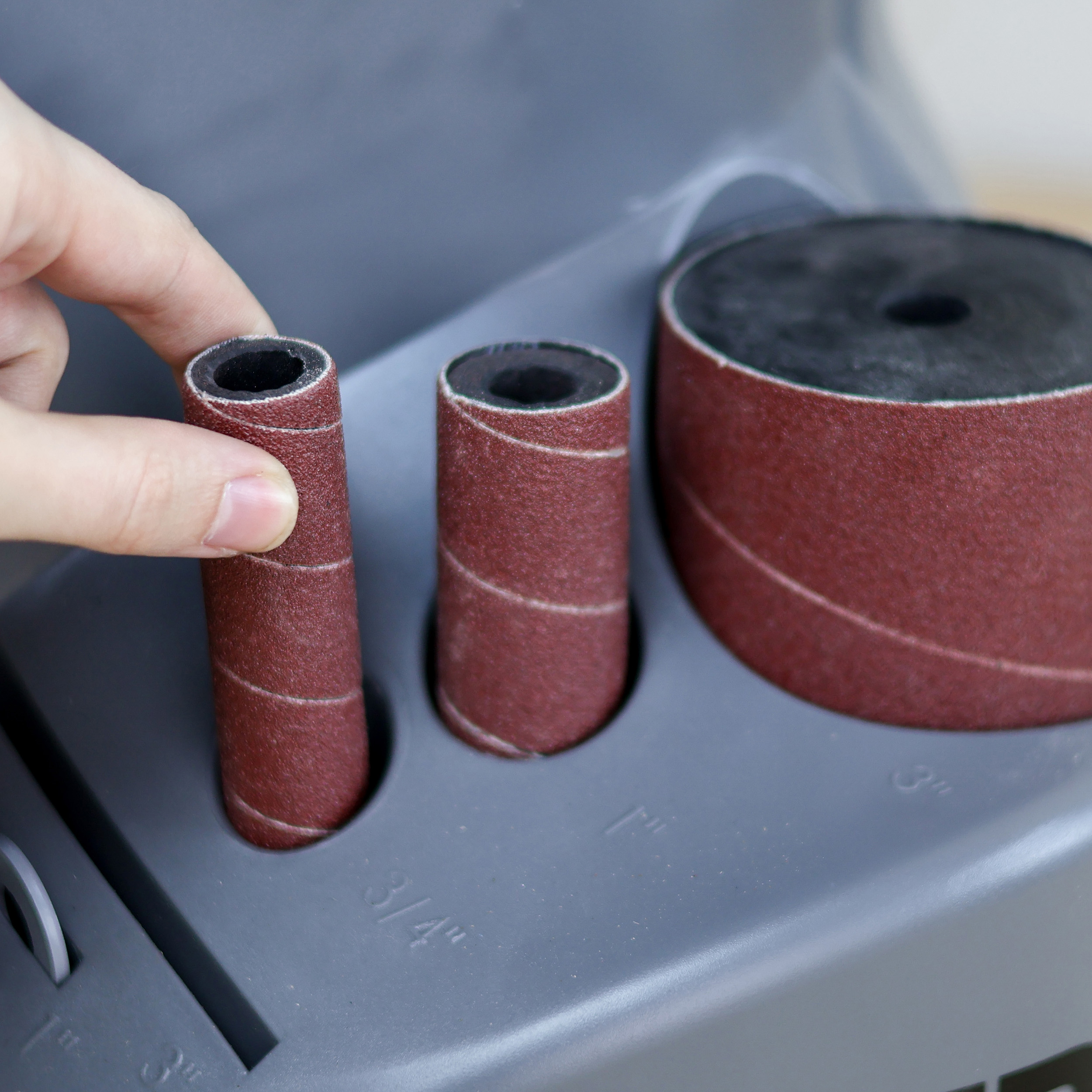 ABN Oscillating Spindle Sander Drill Press Sanding Drum Kit 5pc