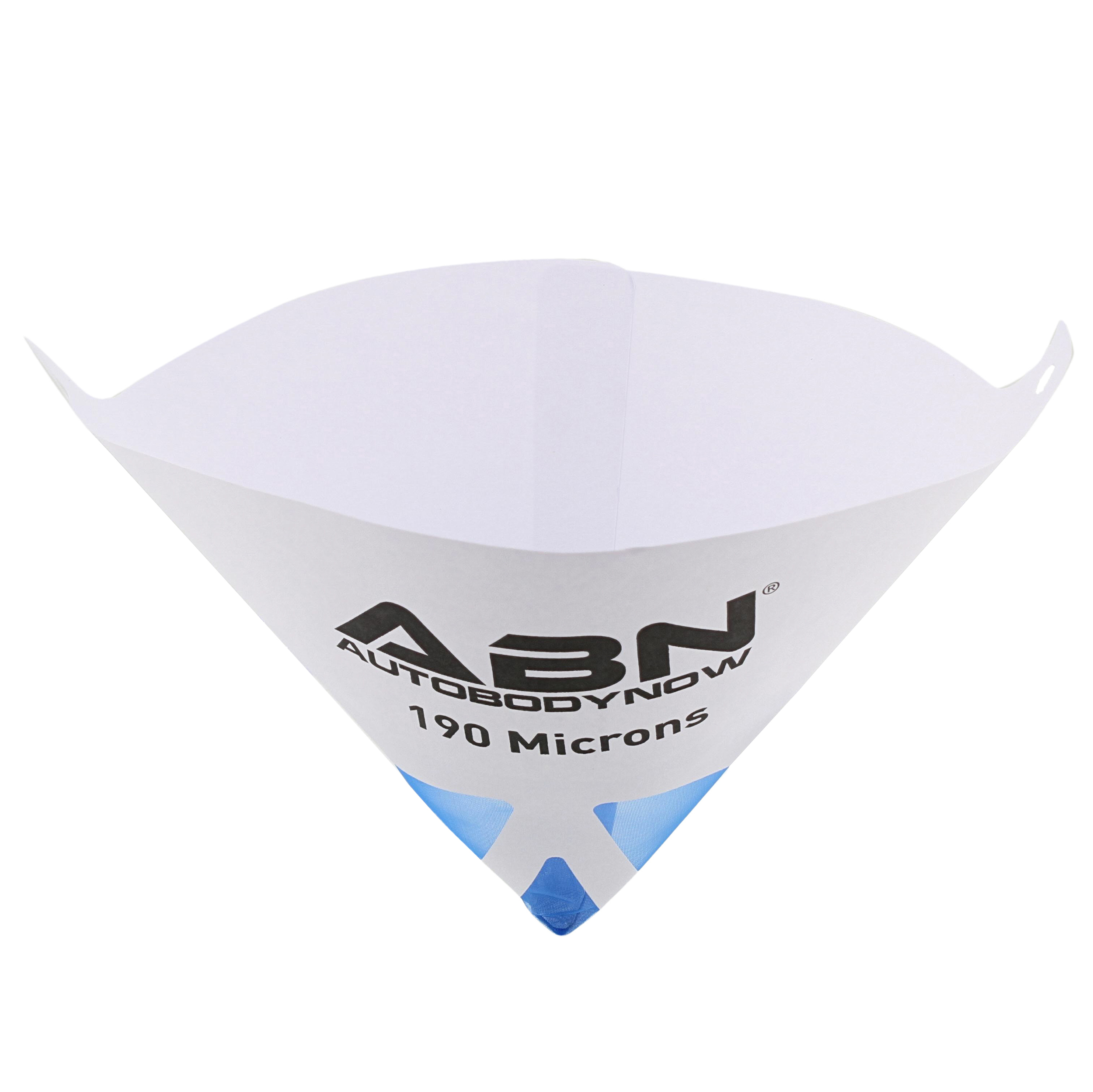 ABN Paint Strainer Mesh Funnel 190 Micron 50ct Disposable Cone Blue 