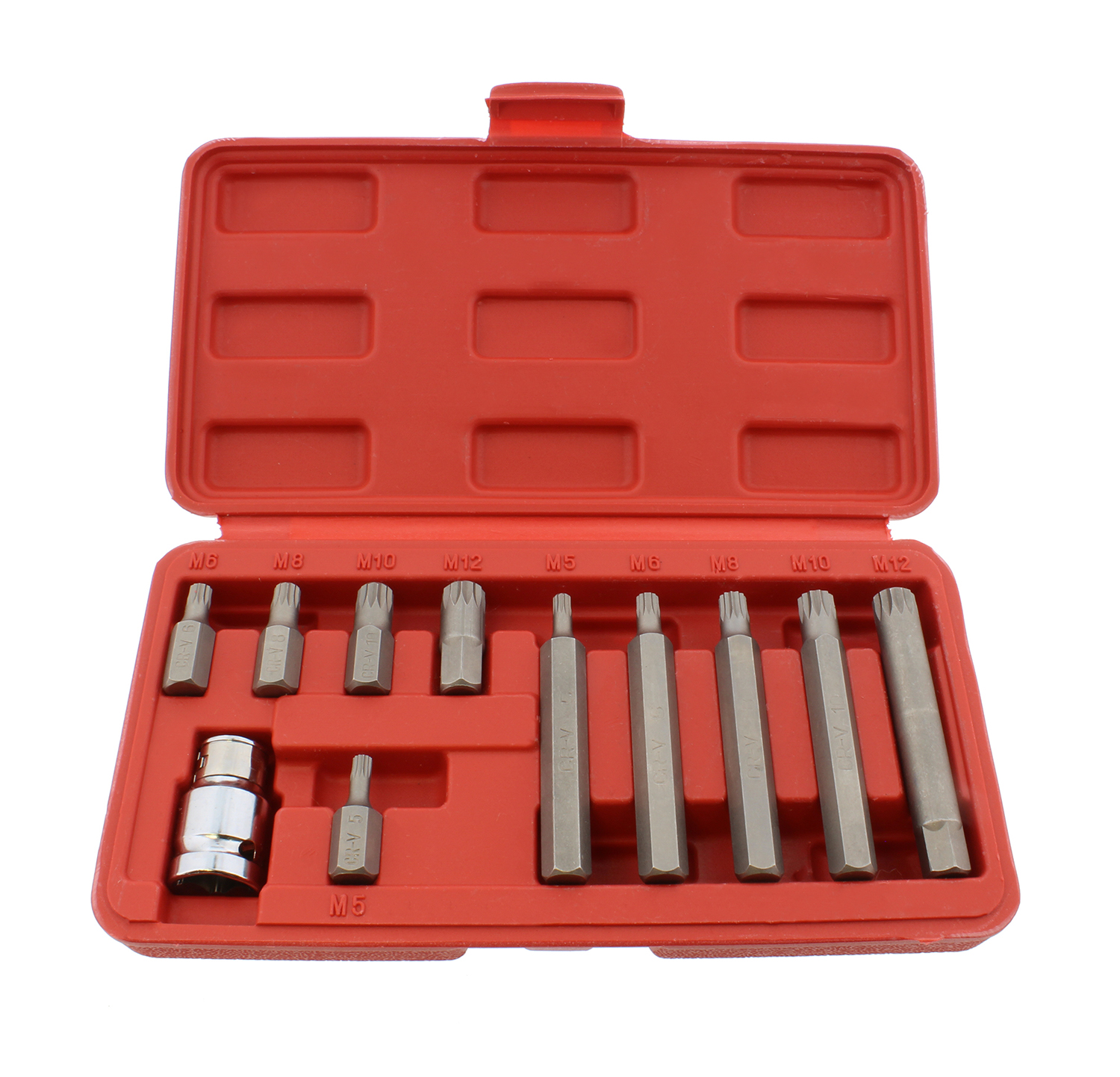 ABN XZN Triple Square Spline 11pc Metric Drill Bit Set Bits & Hex Bit