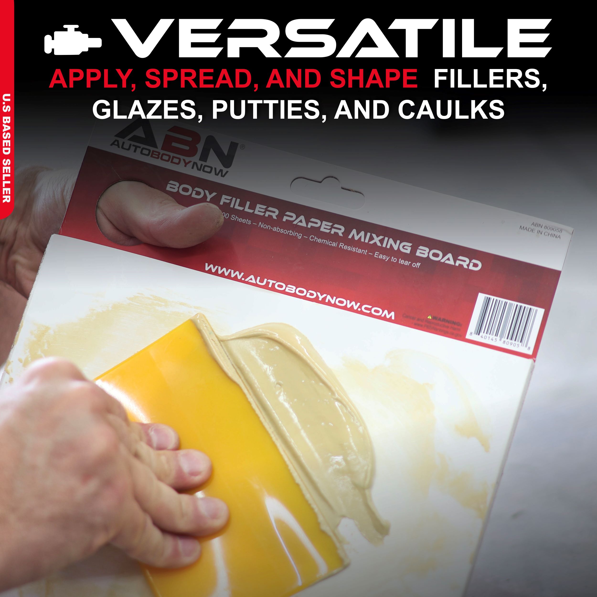 ABN Car Body Filler Spreader 50pc Set 4in Plastic Body Filler Applicator Set eBay