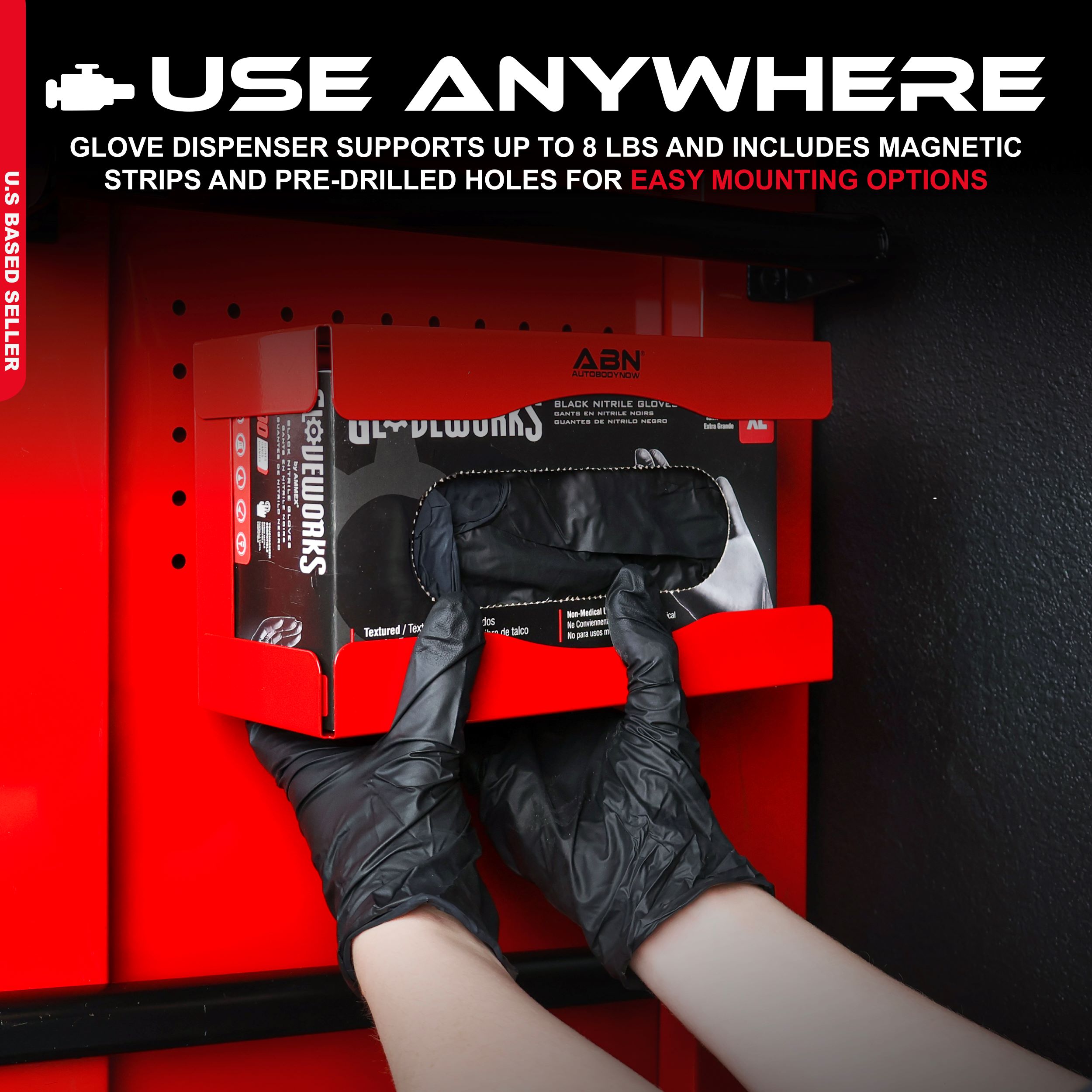 ABN Glove Box Holder Glove Dispenser Wall Mount Tool Box