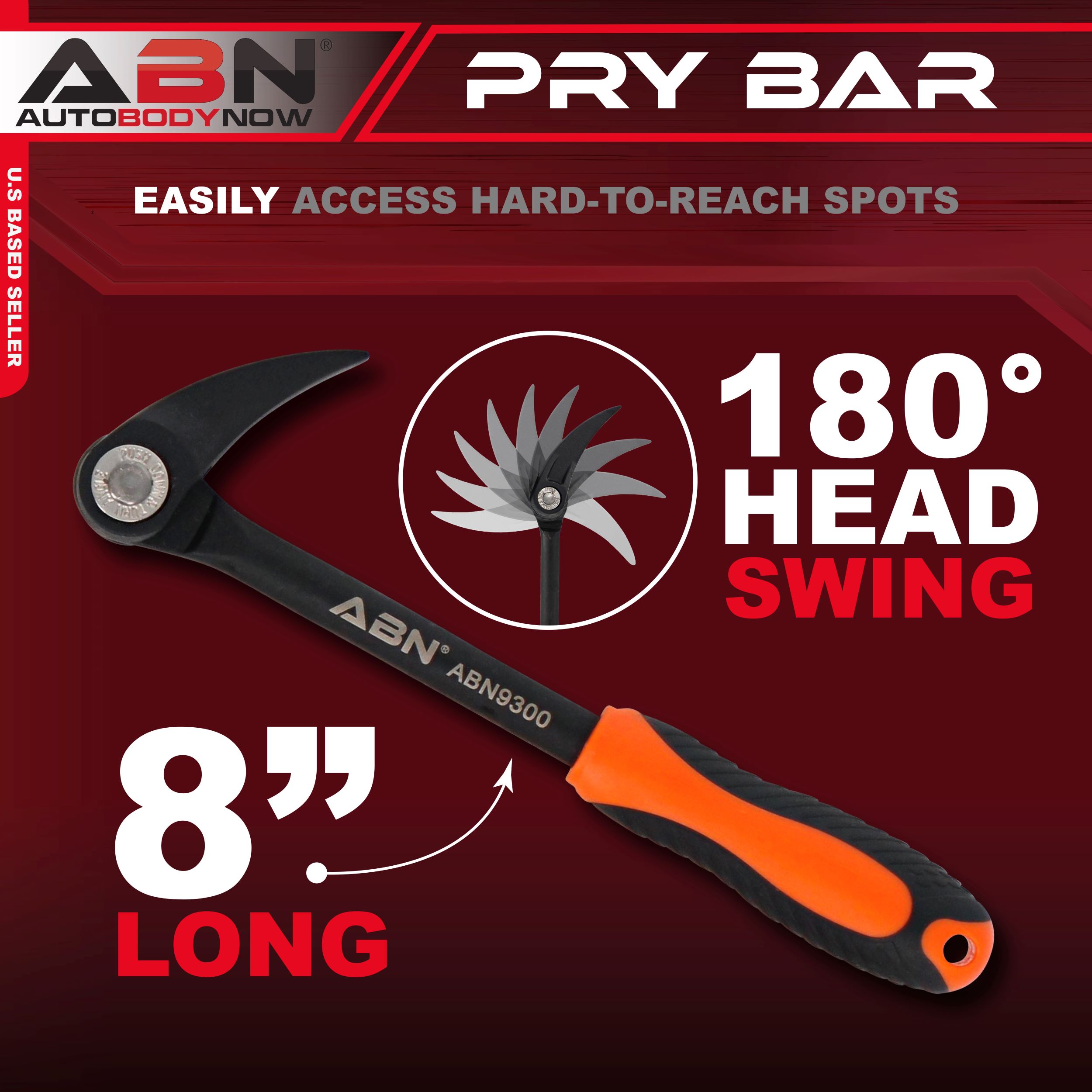 ABN Adjustable Pry Bar Heavy Duty 11pt Indexing Pry Bar Automotive