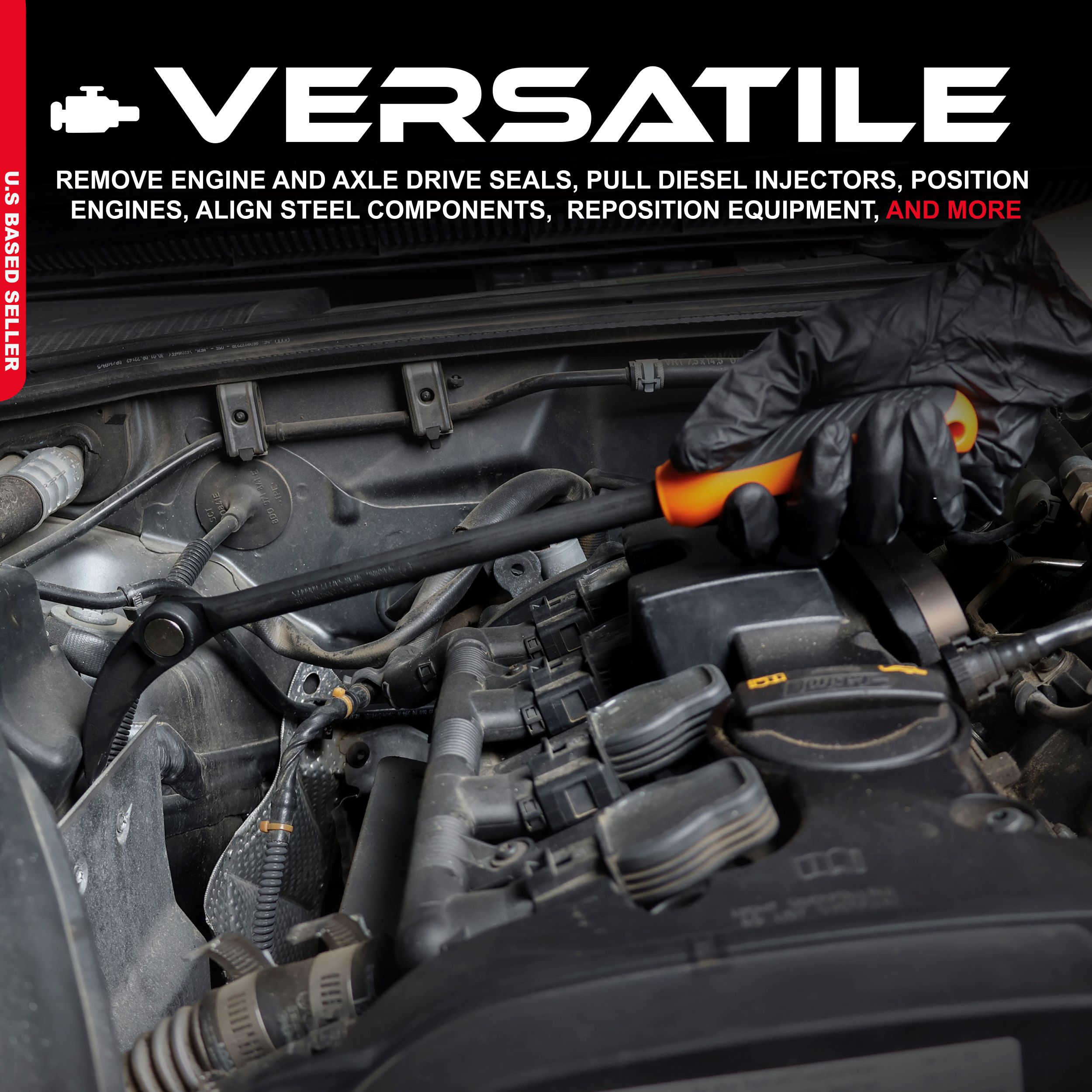 ABN Adjustable Pry Bar Heavy Duty 11pt Indexing Pry Bar Automotive