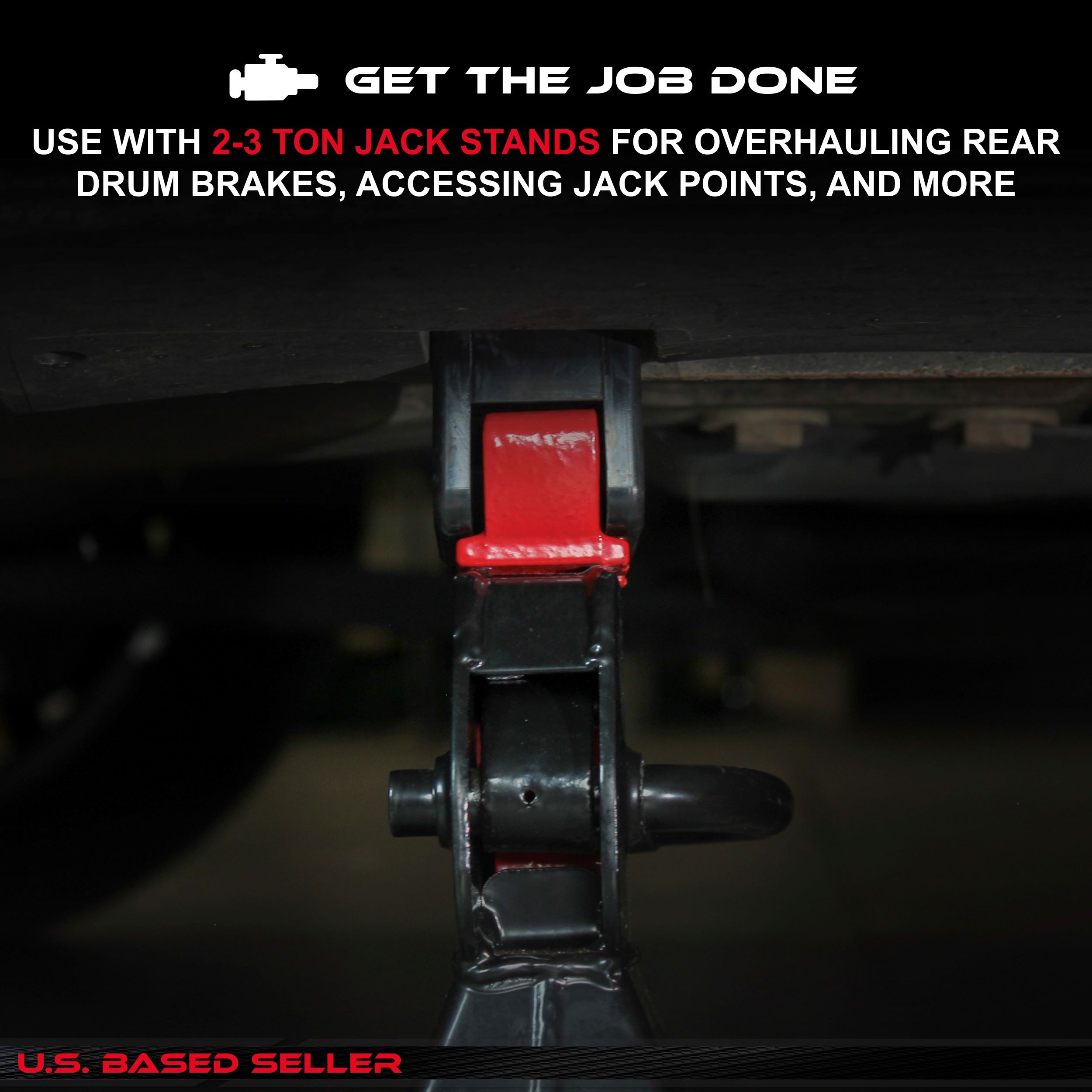 ABN Rubber Slotted Jack Stand Pads Pinch Weld Jack Adapter 2Pack 2