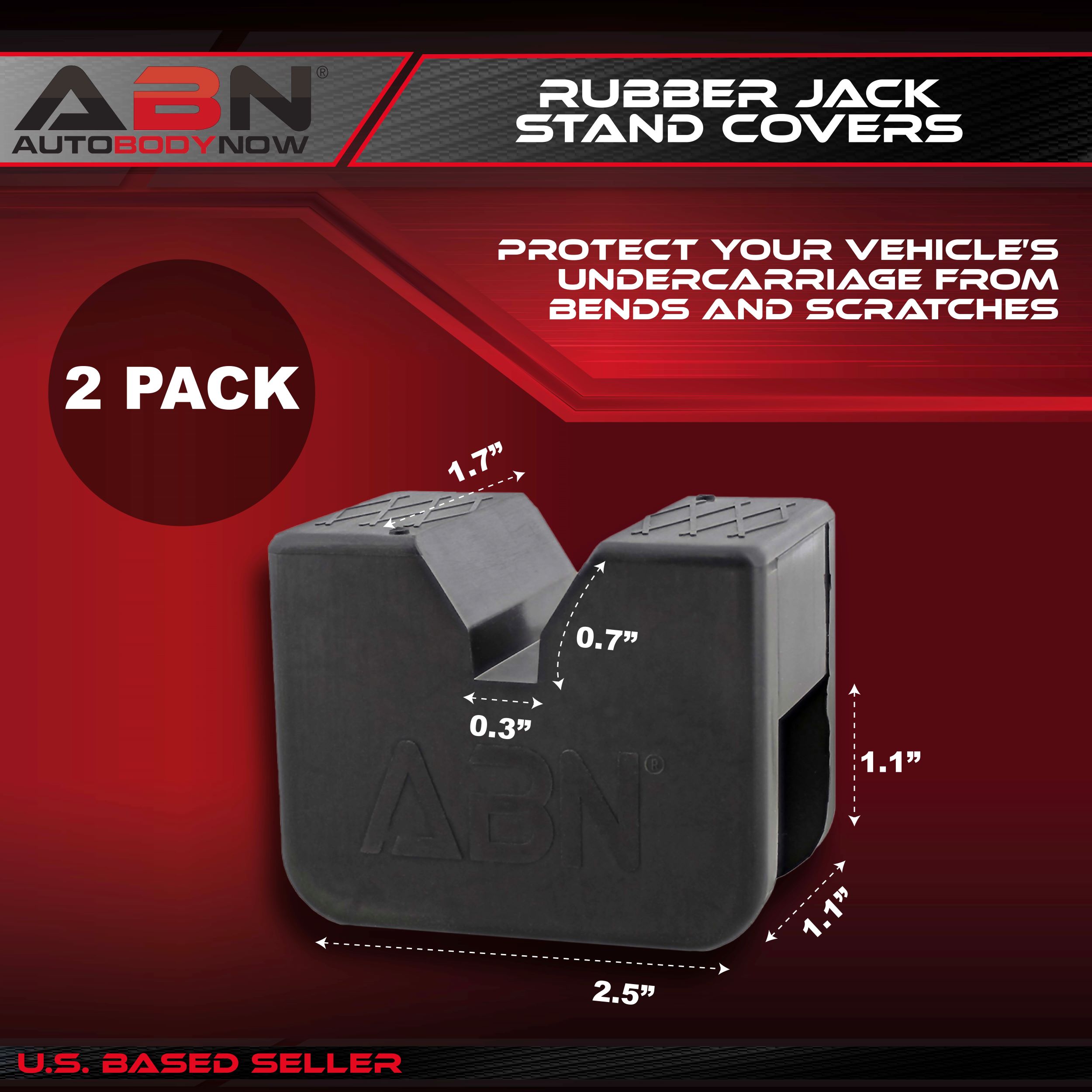 ABN Rubber Slotted Jack Stand Pads Pinch Weld Jack Adapter 2Pack 2