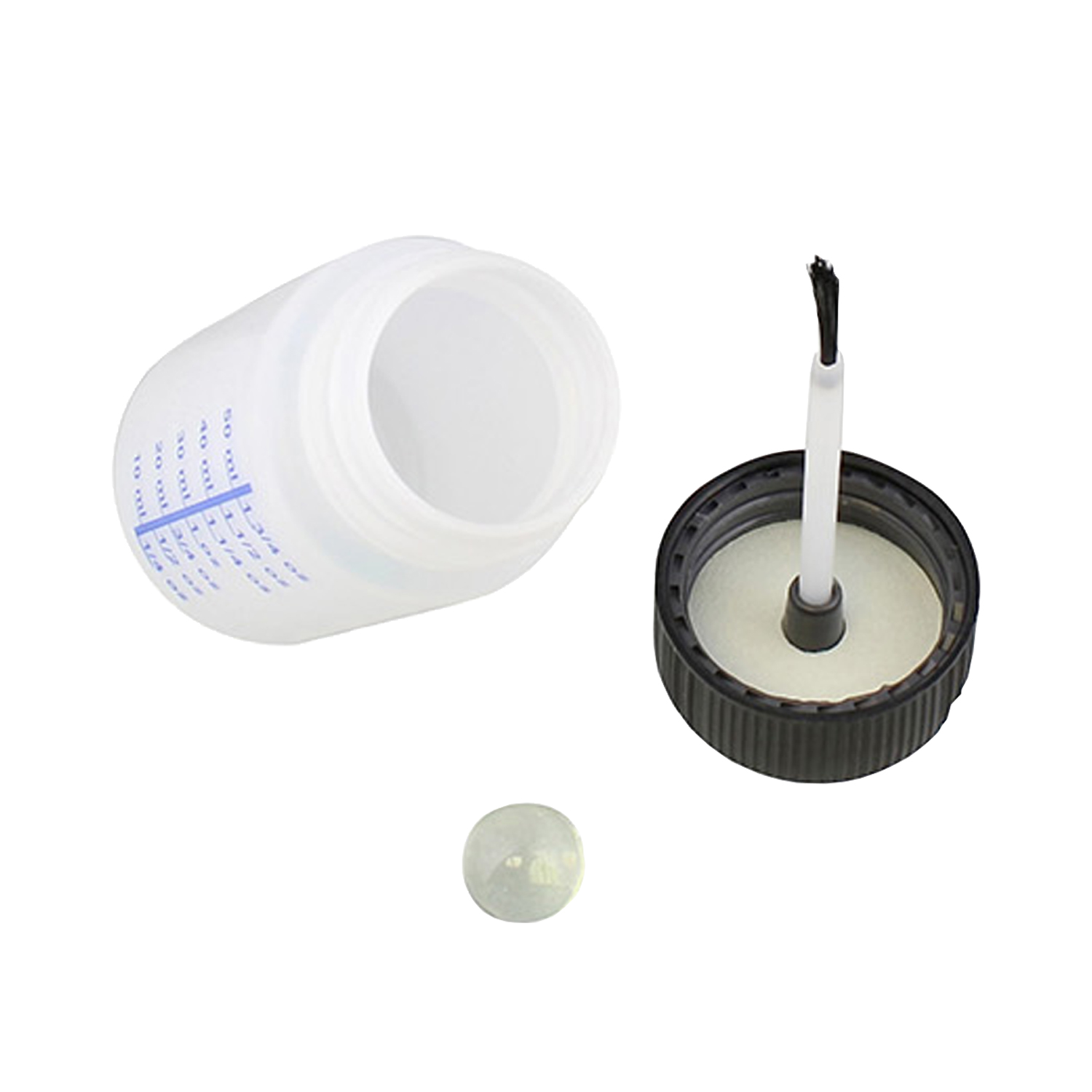 ABN Auto Paint Touch Up Bottles 2 Oz Empty Paint Bottles with Brush