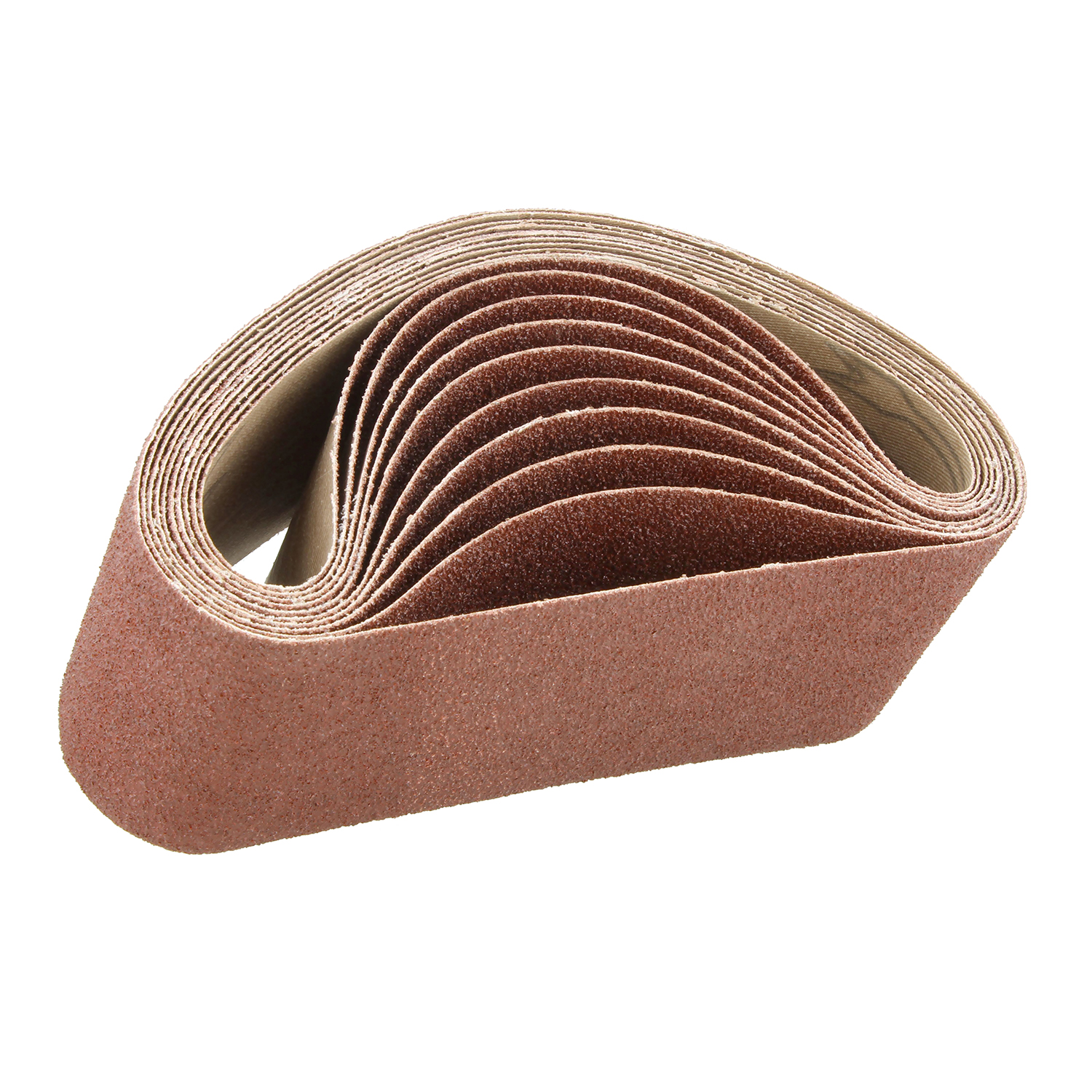 ABN Belt Sand Paper Aluminum Oxide Sanding Belts 3x18 Inch 60 Grit 10