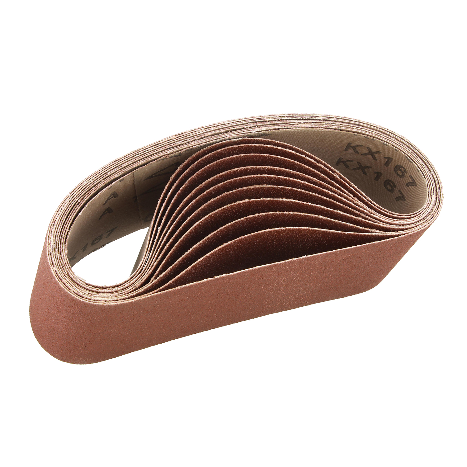 ABN Belt Sand Paper Aluminum Oxide Sanding Belts 3x18 Inch 120 Grit