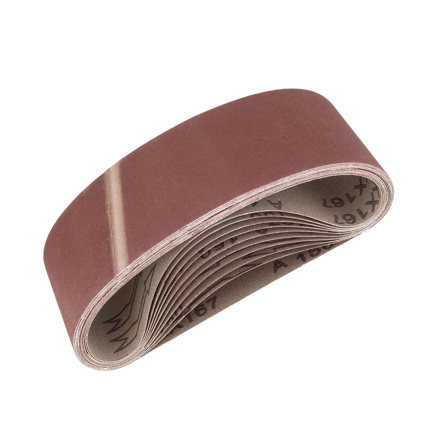 ABN Belt Sand Paper Aluminum Oxide Sanding Belts 3x18 Inch 150 Grit