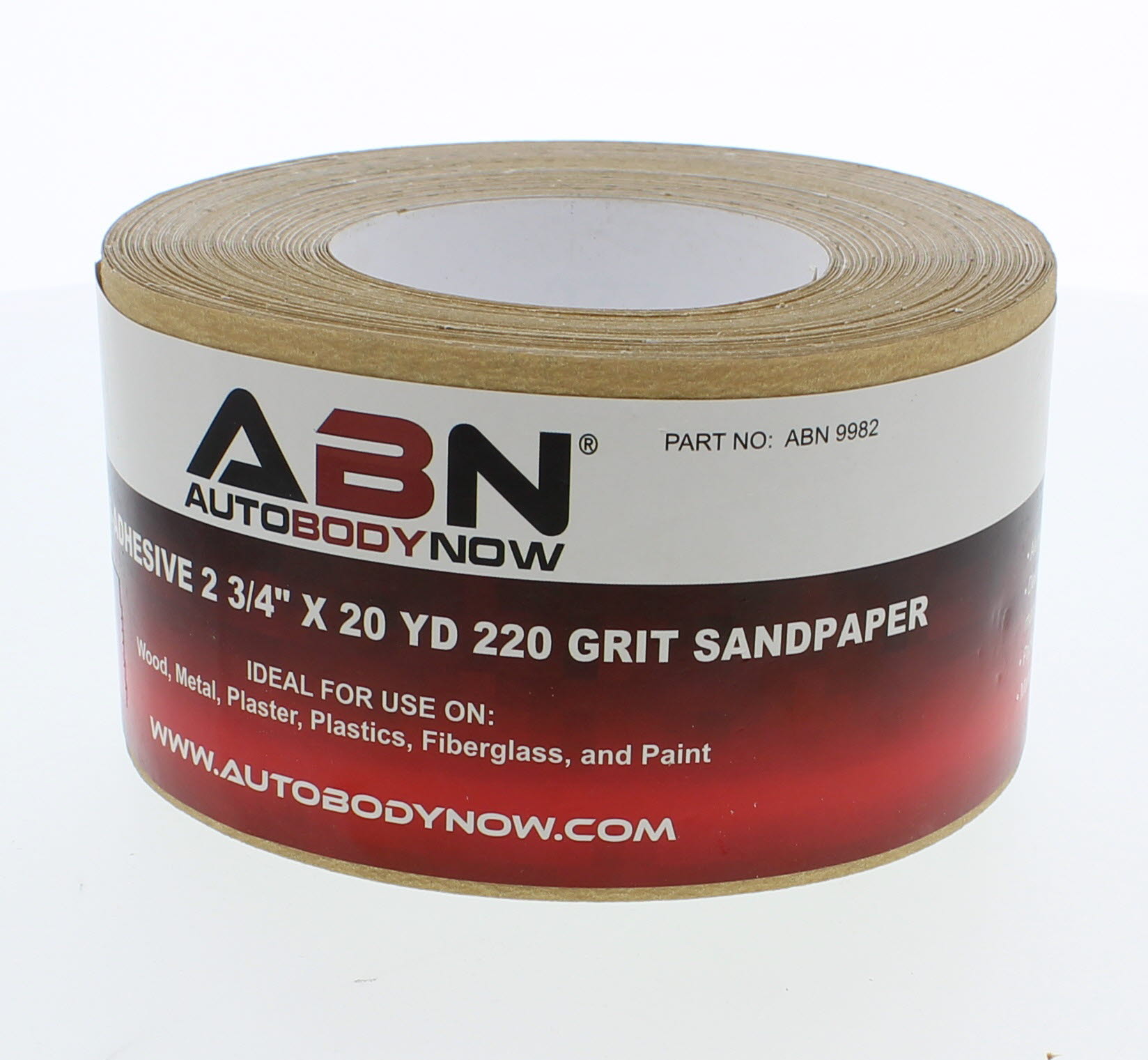 ABN Adhesive Sandpaper Roll 23/4” Inch x 20 Yards Aluminum Oxide PSA