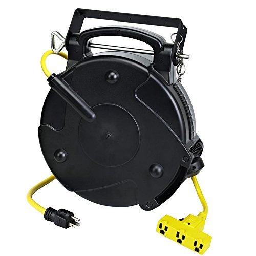 ProReel 8140TP Heavy Duty Industrial Retractable Extension Cord Reel