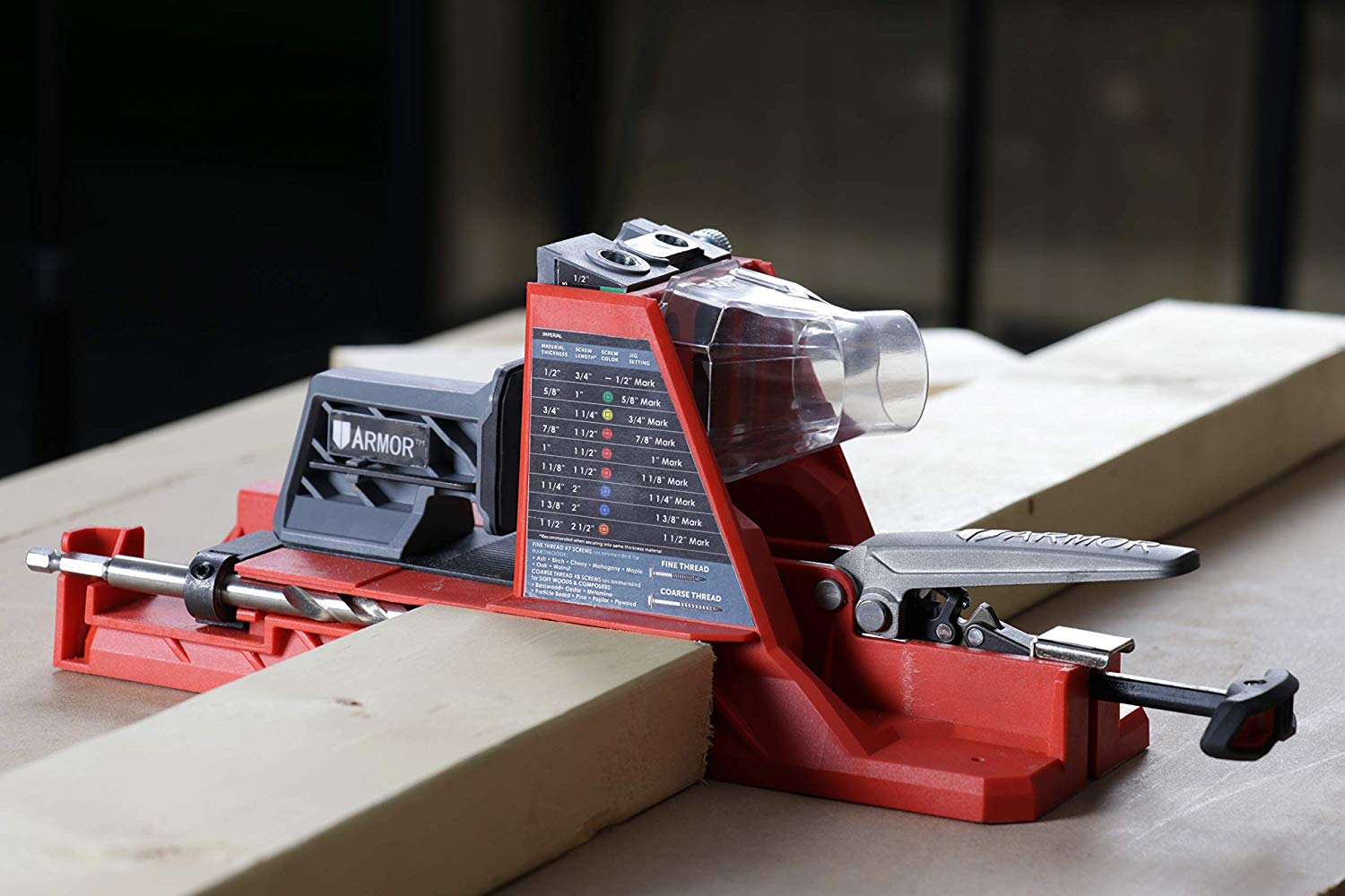 Armor Tool APJ1400 AutoJig Pocket Hole System 850002199468 eBay