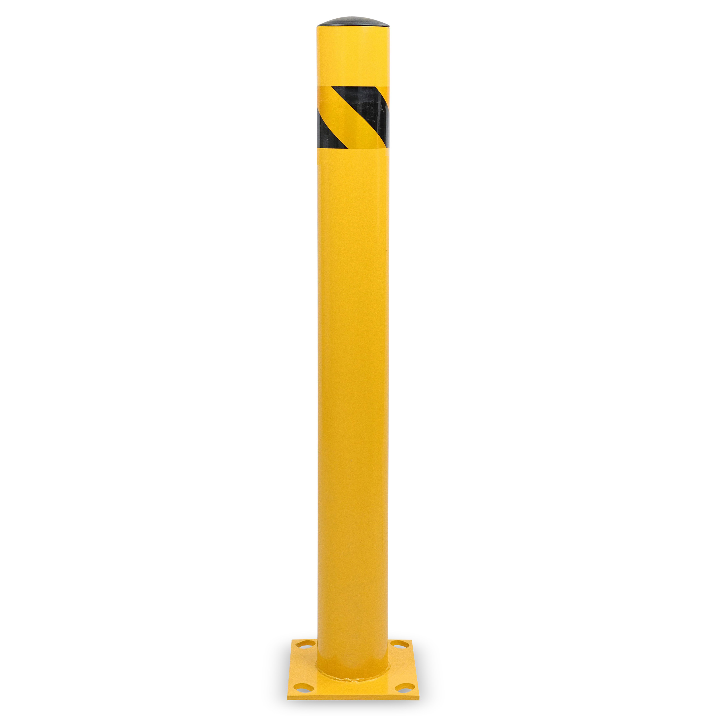 BISupply Parking Bollard 42” Street Bollard Parking Post Steel