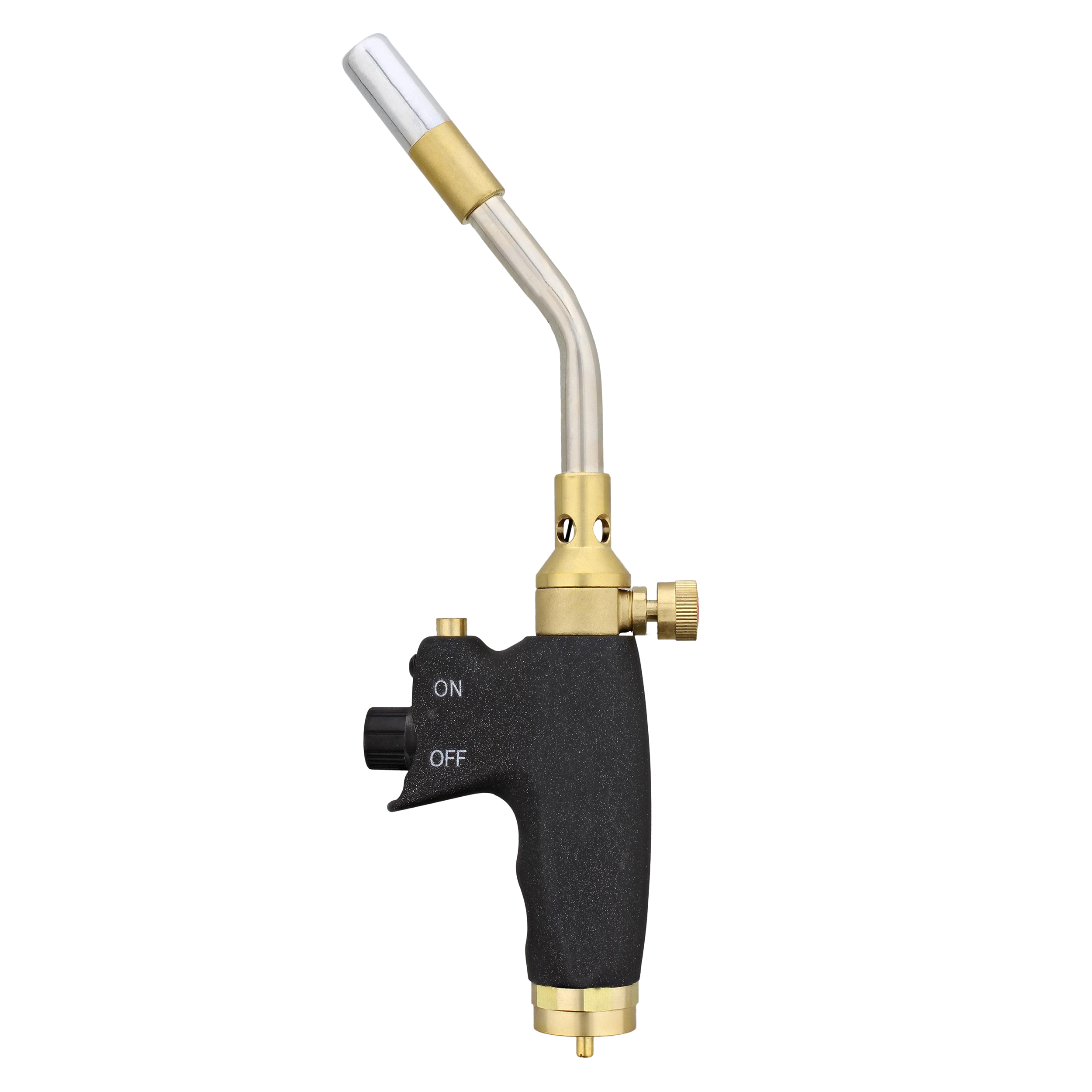 BISupply Self Igniting Propane Torch Kit Angled Burner Handheld Torch