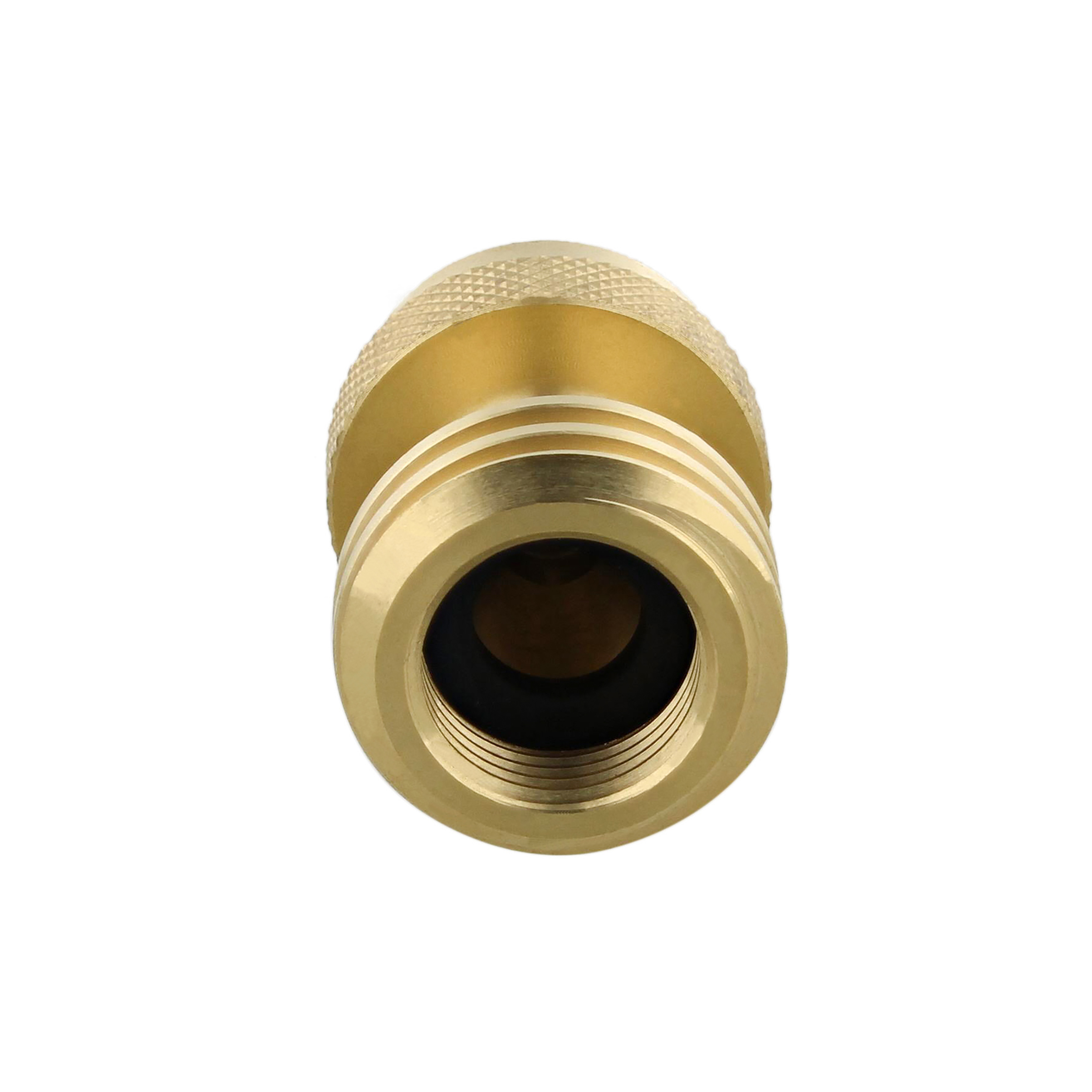 BISupply Propane Adapter 1lb to 20lb Refill Solid Brass Fitting Adapter
