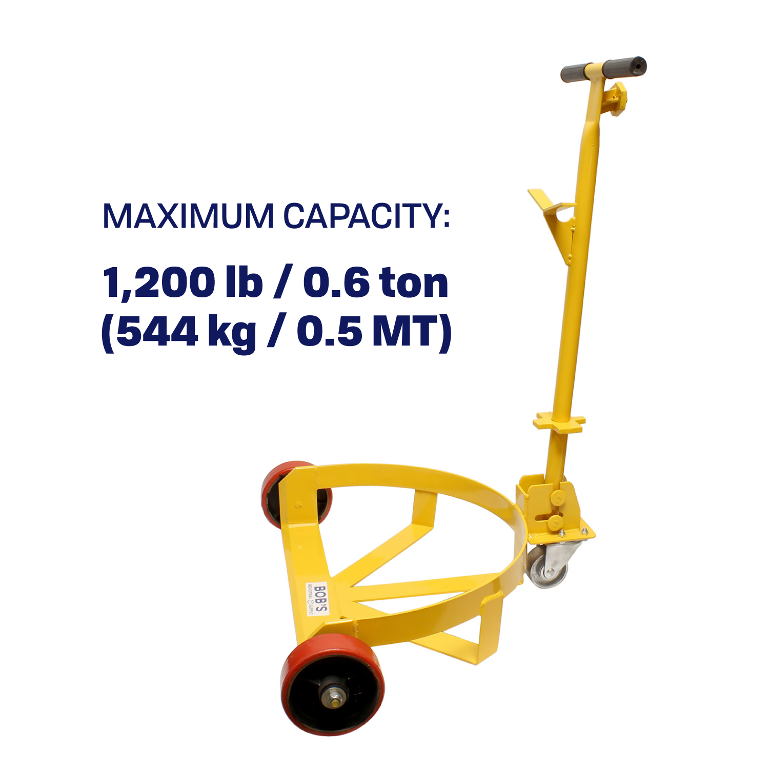 BISupply 55 Gallon Drum Dolly Barrel Dolly for 55 Gallon Drum Cart