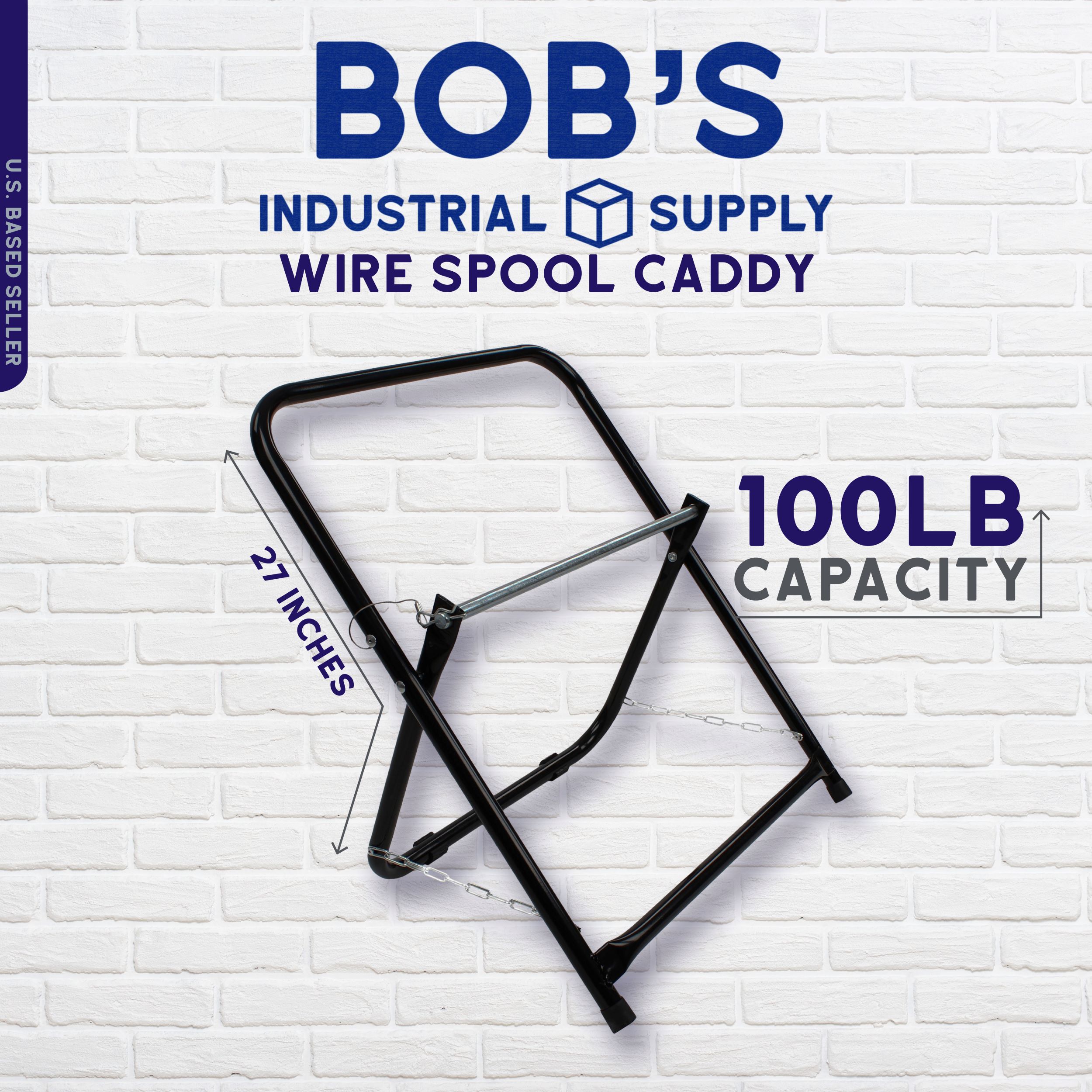 BISupply Wire Spool Rack Cable Caddy Wire Spool Dispenser Bulk Cable