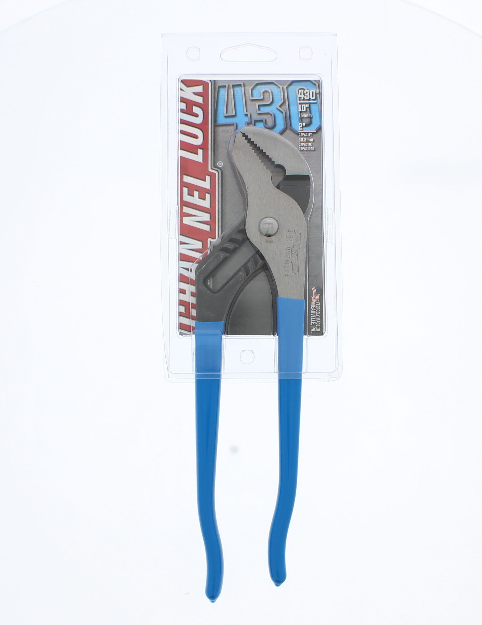 Channellock 430 2-Inch Jaw Capacity 10-Inch Straight Tongue and Groove Plier