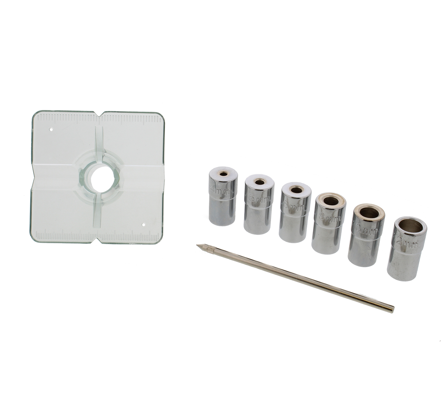 DCT Metric Drill Bit Guide Centering Punch Center Drilling Set 4mm12mm Bushings 688295890614 eBay