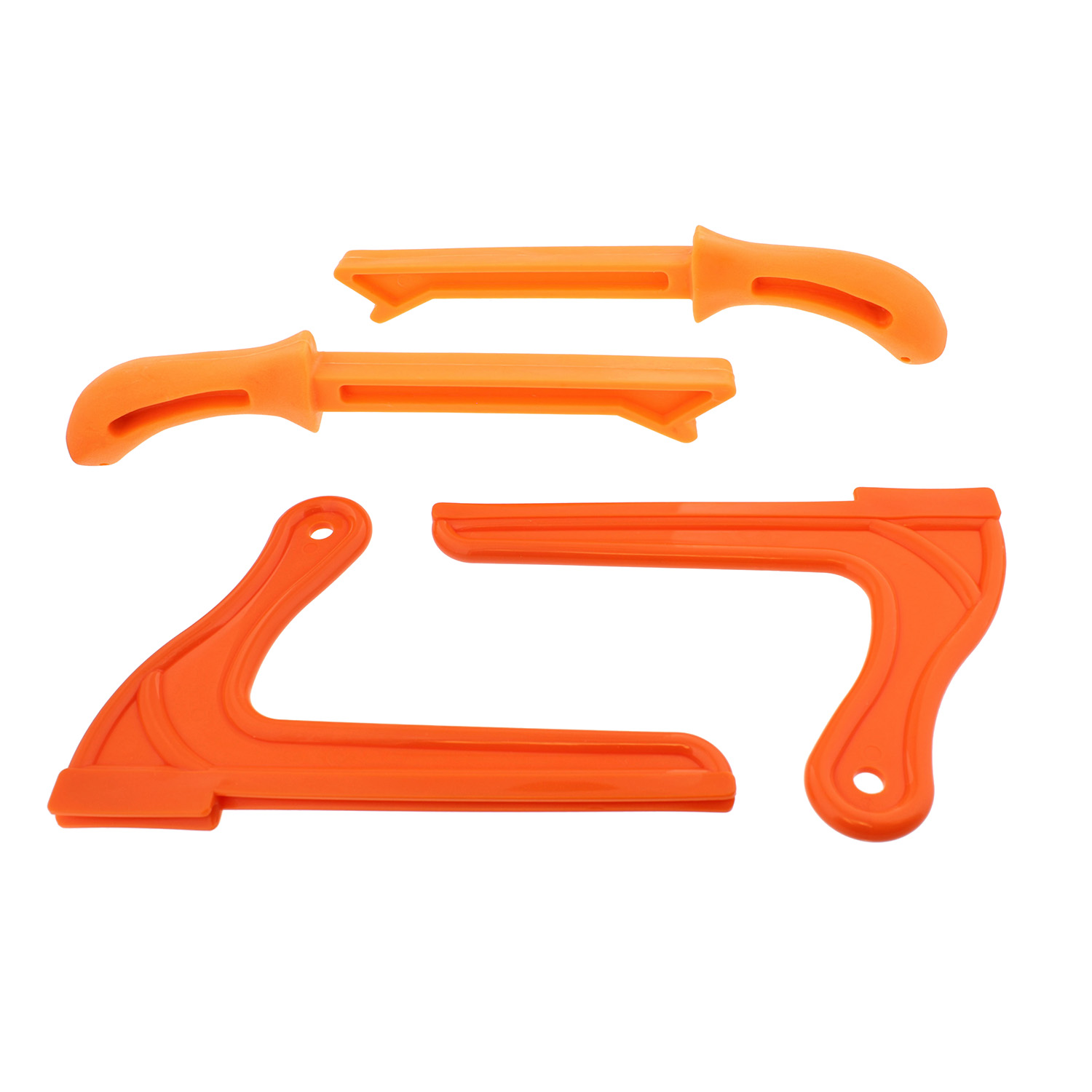 DCT 4 Pack Safety Push Sticks Straight Push Blocks and V Style Push