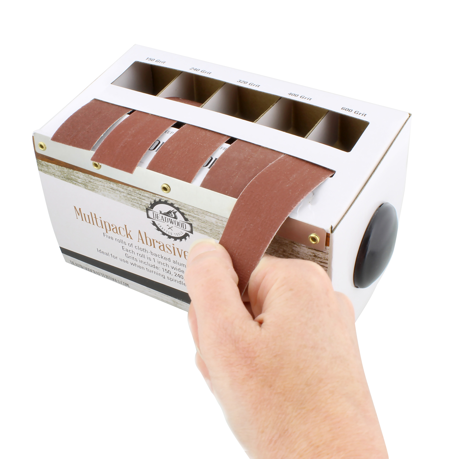 DCT Sand Paper Variety Pack 5Piece Aluminum Oxide Sandpaper with