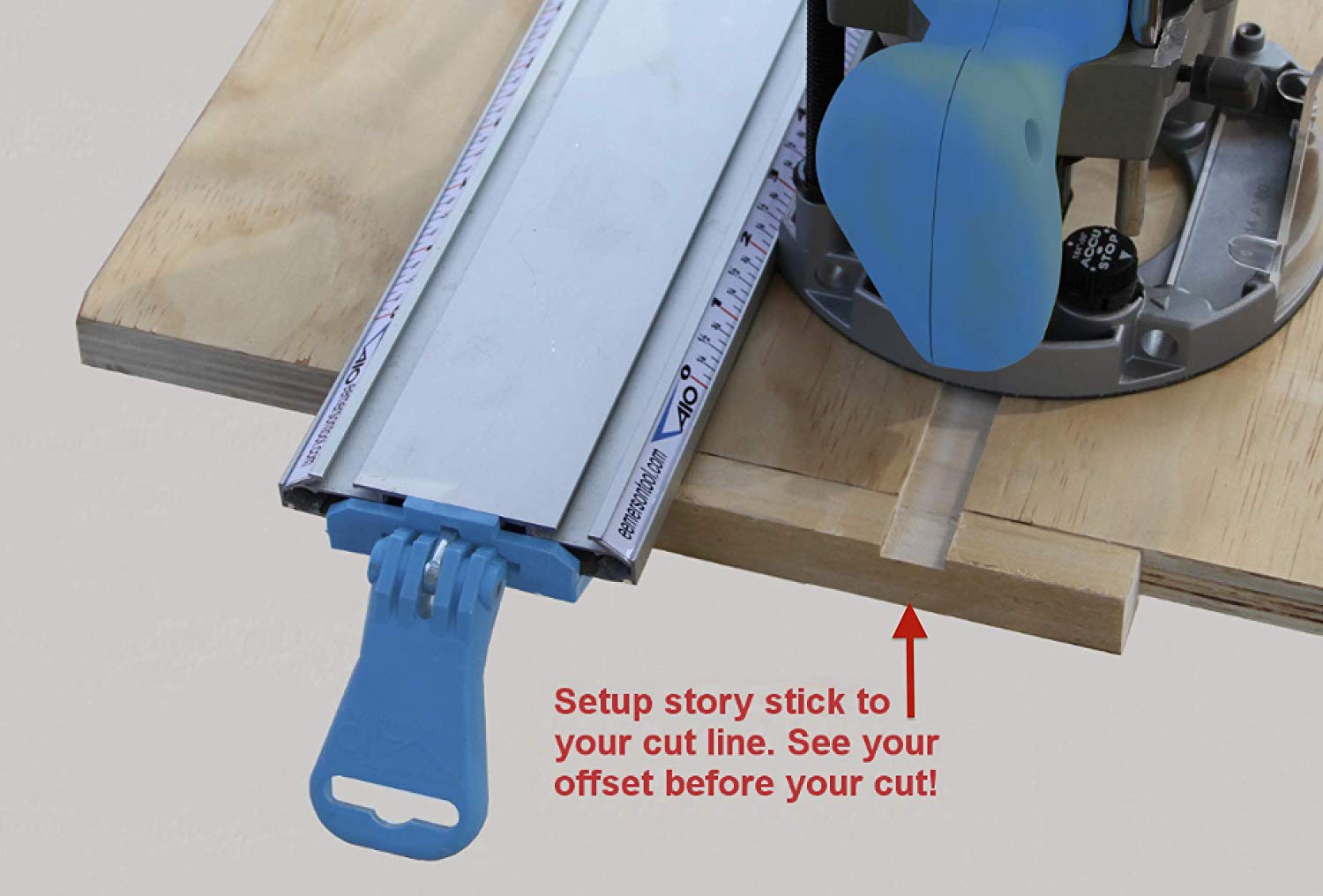 C50 50Inch AllInOne Contractor Straight Edge Clamping Tool Guide