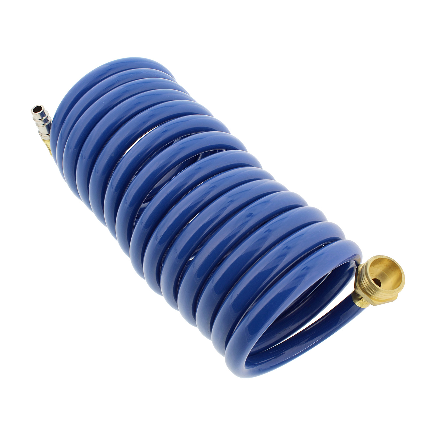 Empire Faucets 15ft Coiled Water Hose Coiled Hose Extender Quick