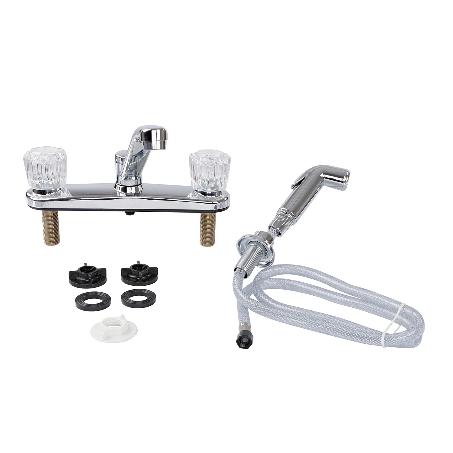 Empire Faucets Plastic Replacement RV Faucet with Sprayer ...