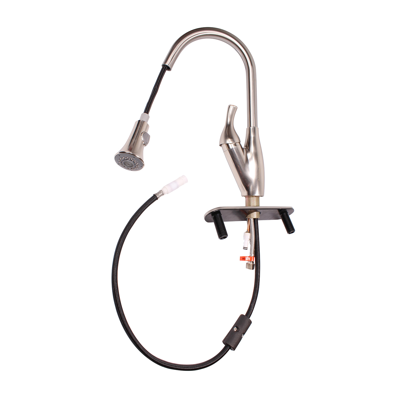 Empire Faucets | RV Kitchen Faucet Head Replacement Nickel ...