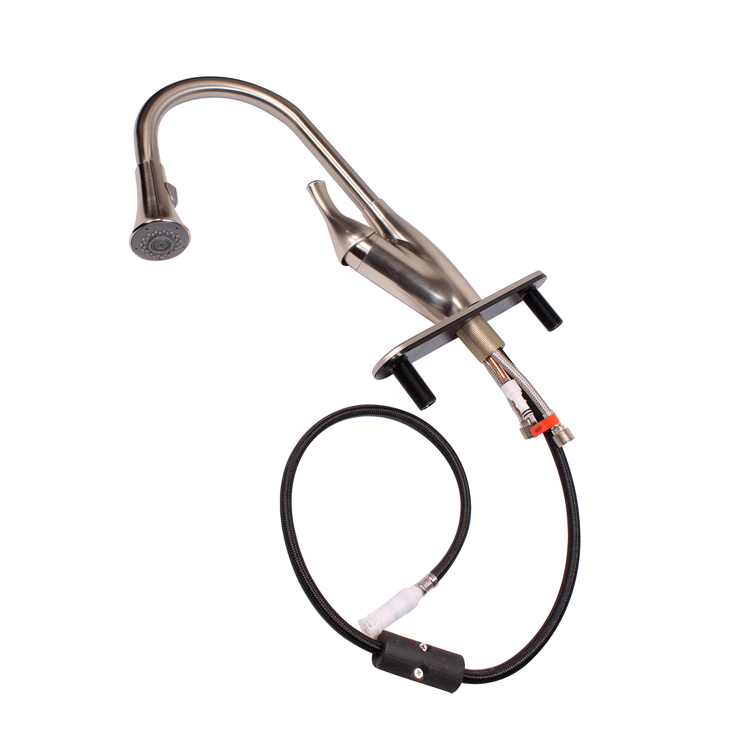 Empire Faucets | RV Kitchen Faucet Head Replacement Nickel ...