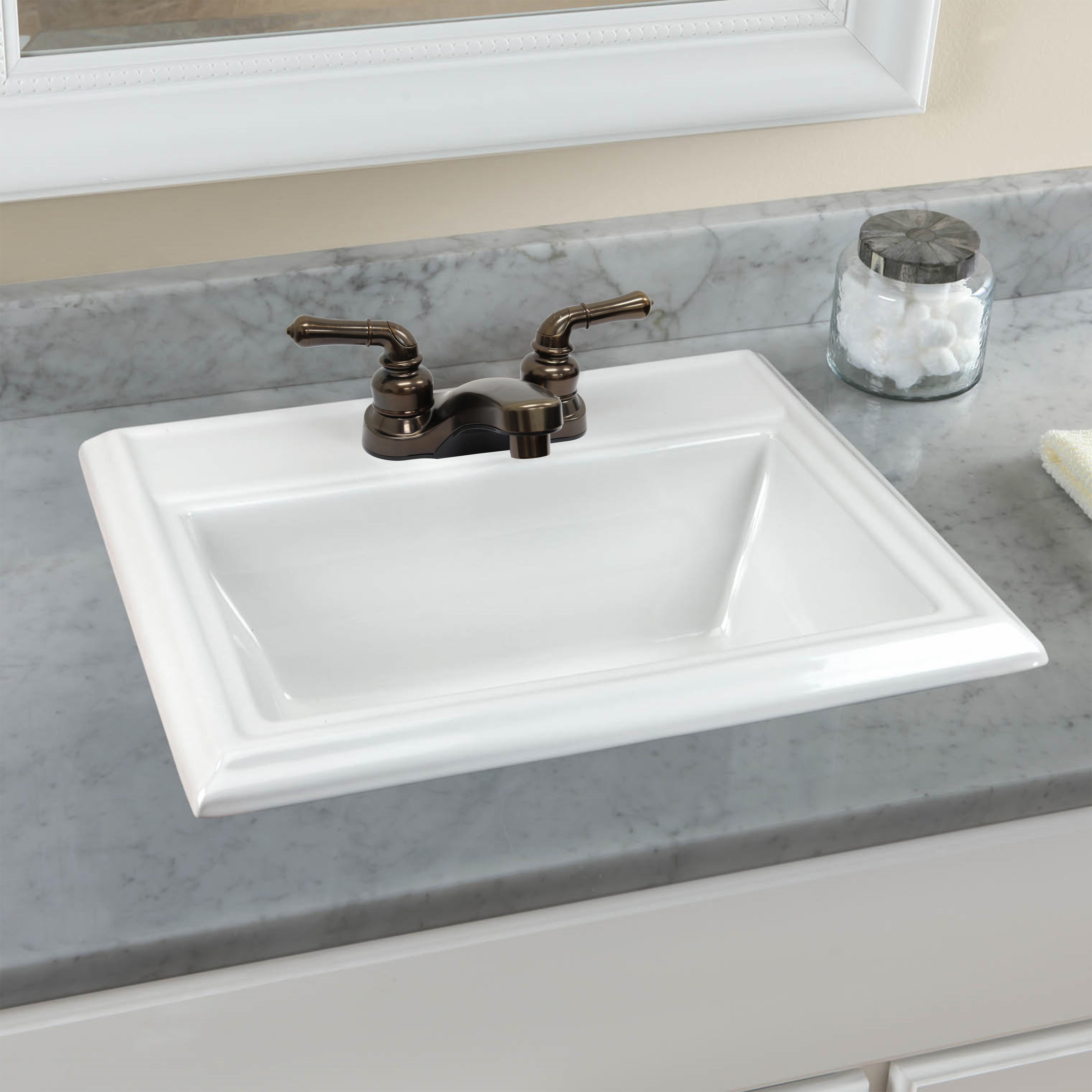 Empire Faucets RV Lavatory Faucet 4 IN Bronze Bathroom Faucet for