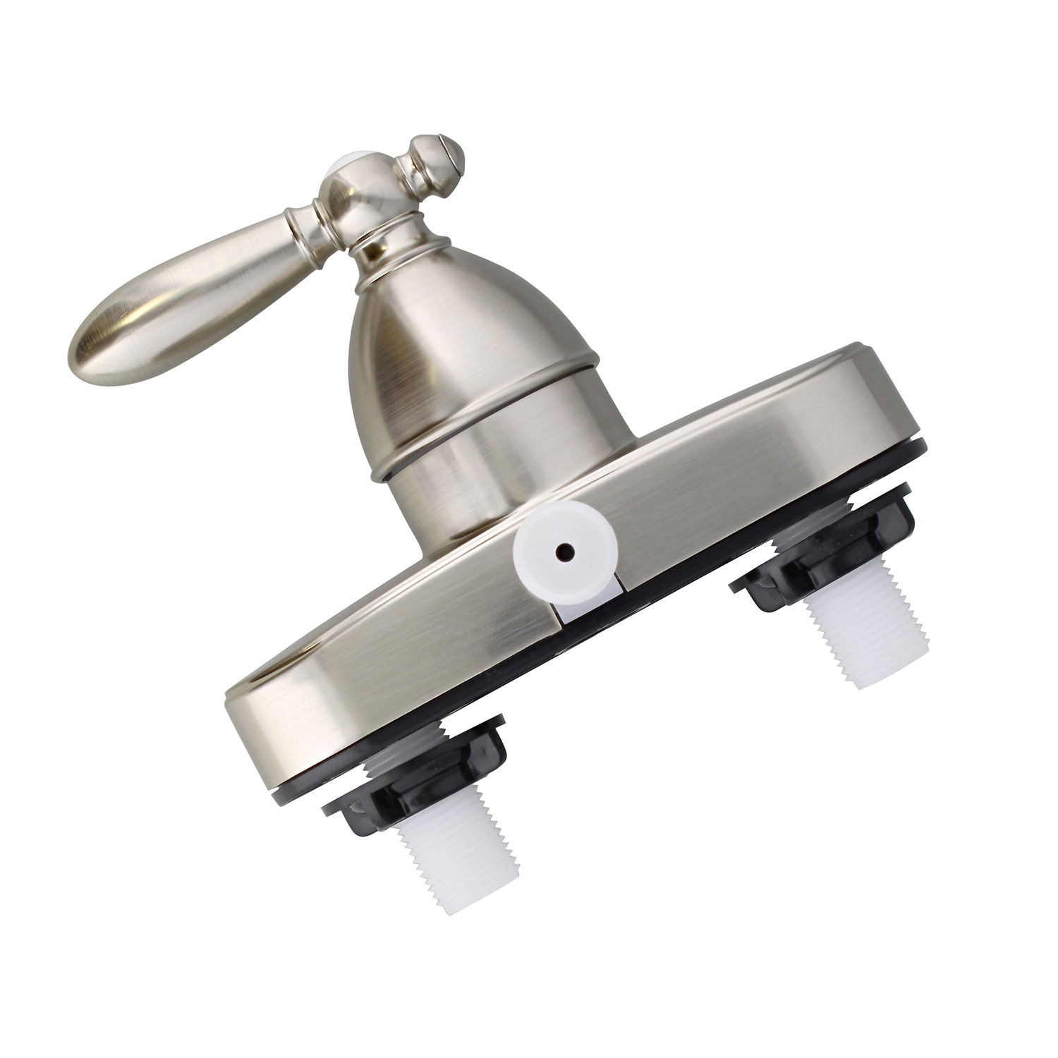 Empire Faucets RV Shower Valve 4” Valve and Vacuum Breaker, Nickel