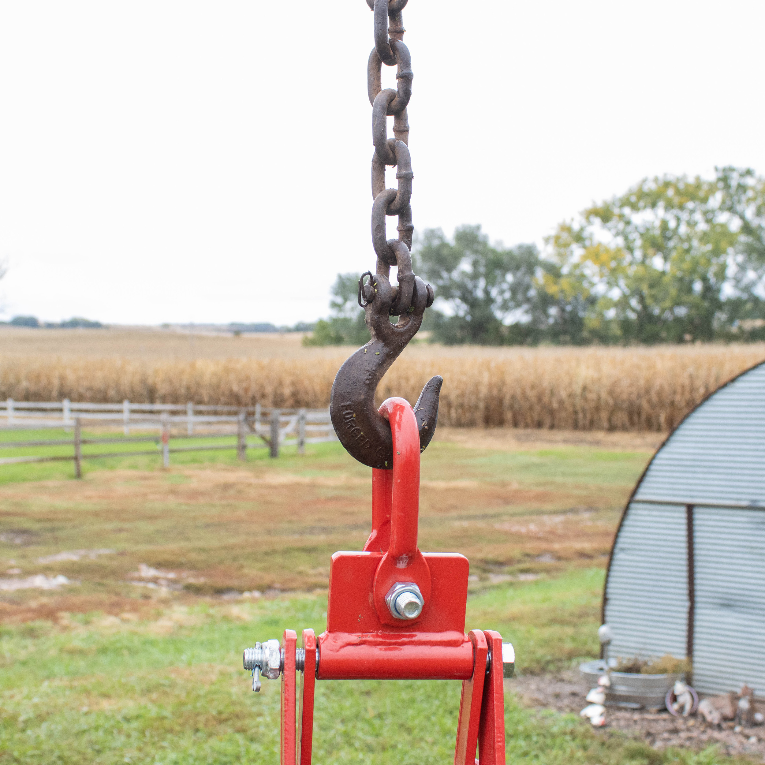 Felled Timber Claw Hook 28in Log Lifting Tongs Heavy Duty Grapple