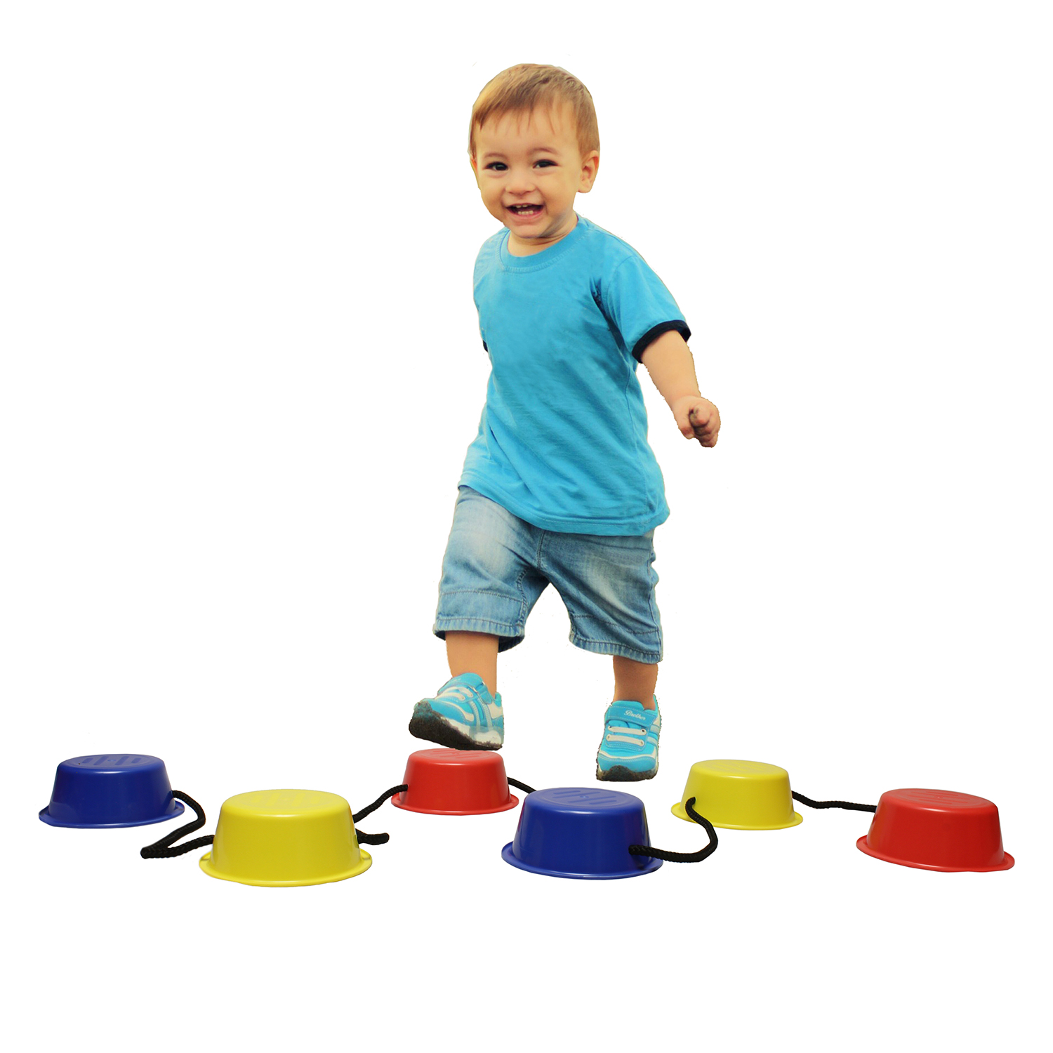 Kids Stepping Buckets 6Pack Children and Therapy Balance Coordination