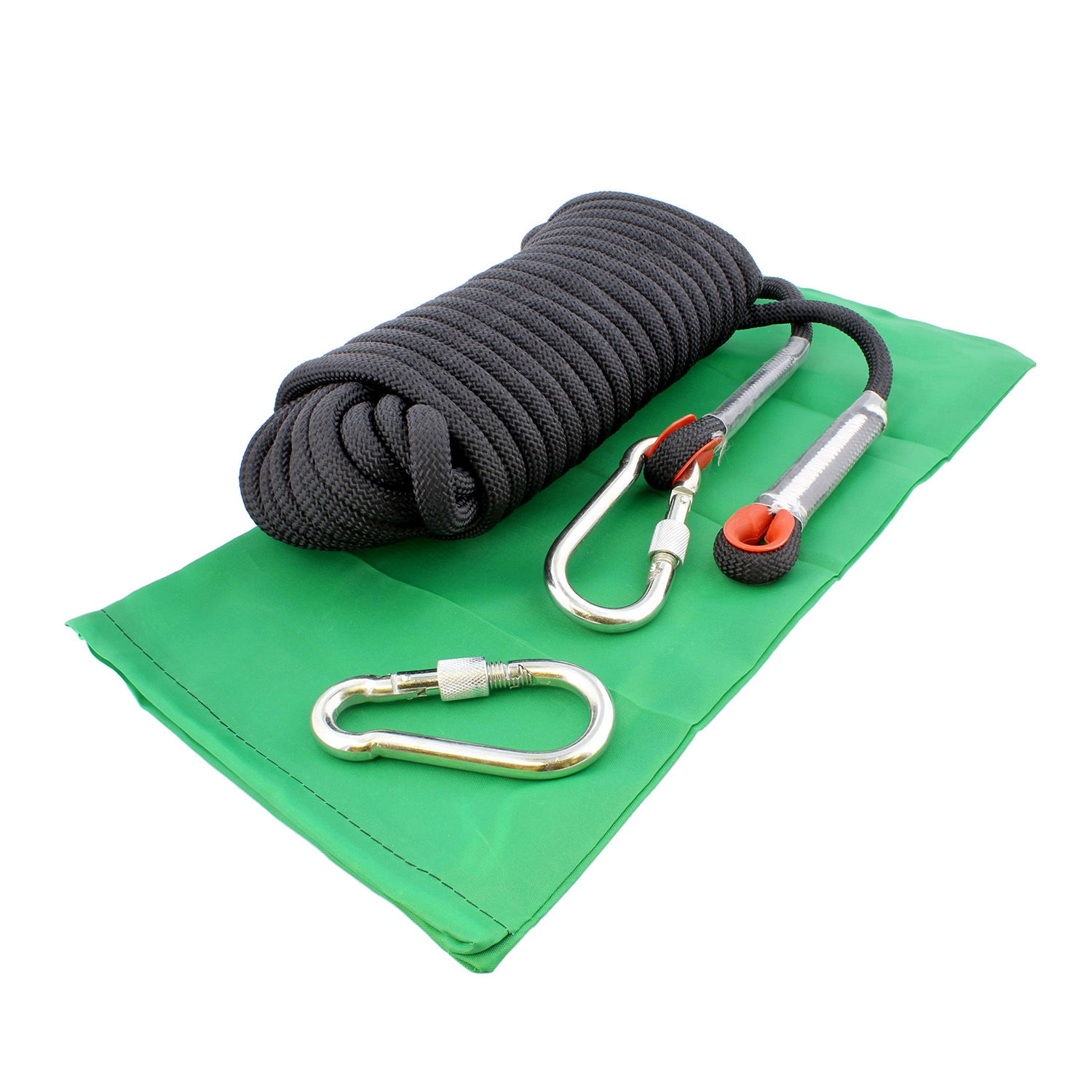 Climbing Rope Static Rappelling Rope with Carabiner 10MM Rope eBay