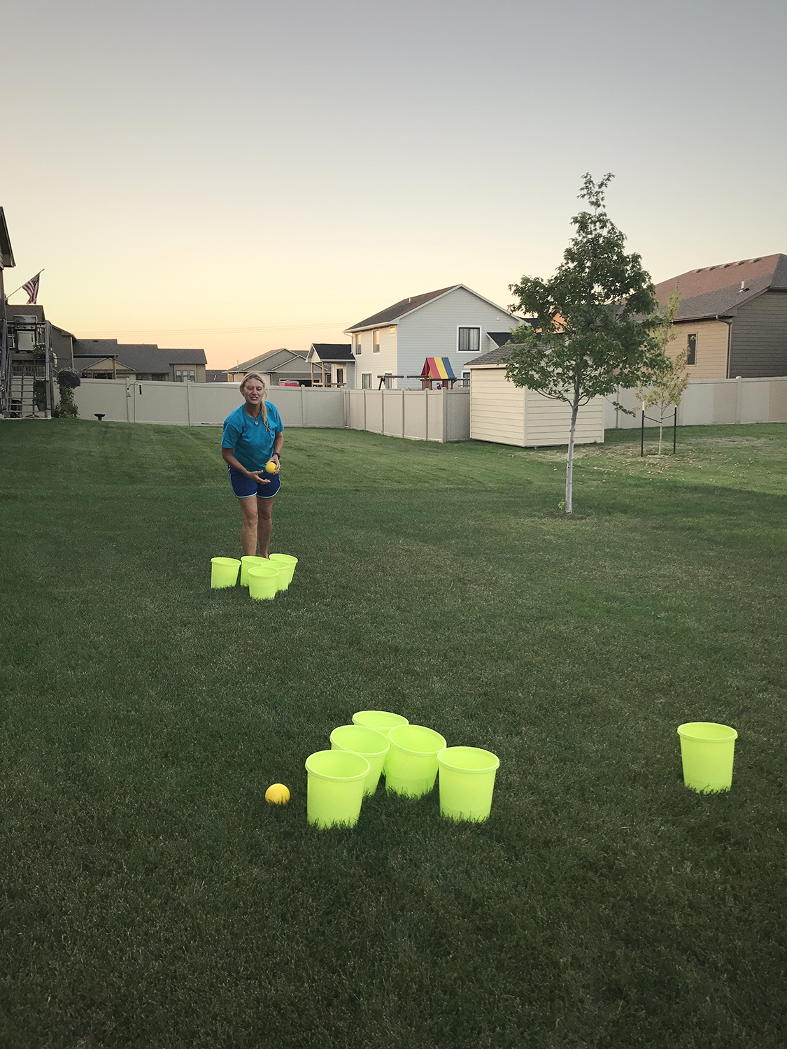 Patio Pong Giant Outdoor Yard Beer Pong Set eBay