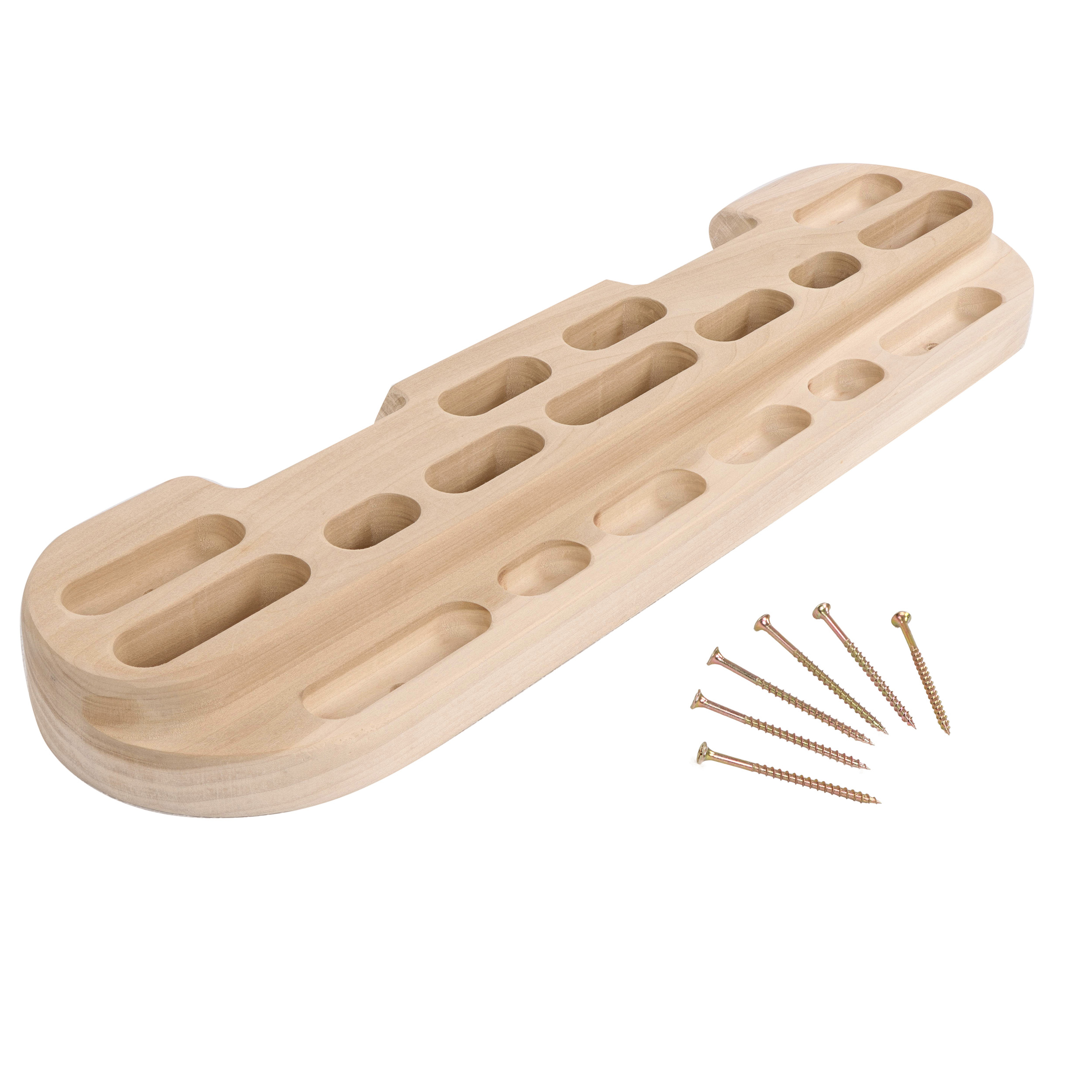 Get Out! Wooden Rock Climbing Hang Board Training Fingerboard Hangboard Regular eBay