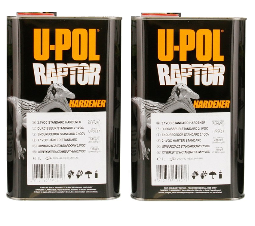 UPOL Raptor Black Urethane SprayOn Bed Liner & Texture Coating, 2